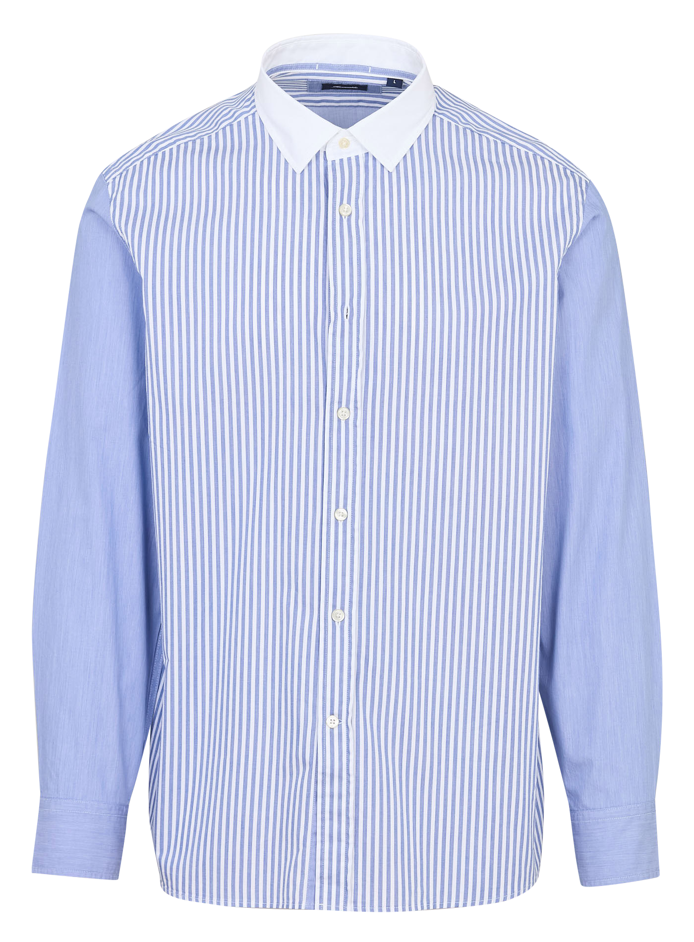 Straight cotton shirt FACONNABLE Blue