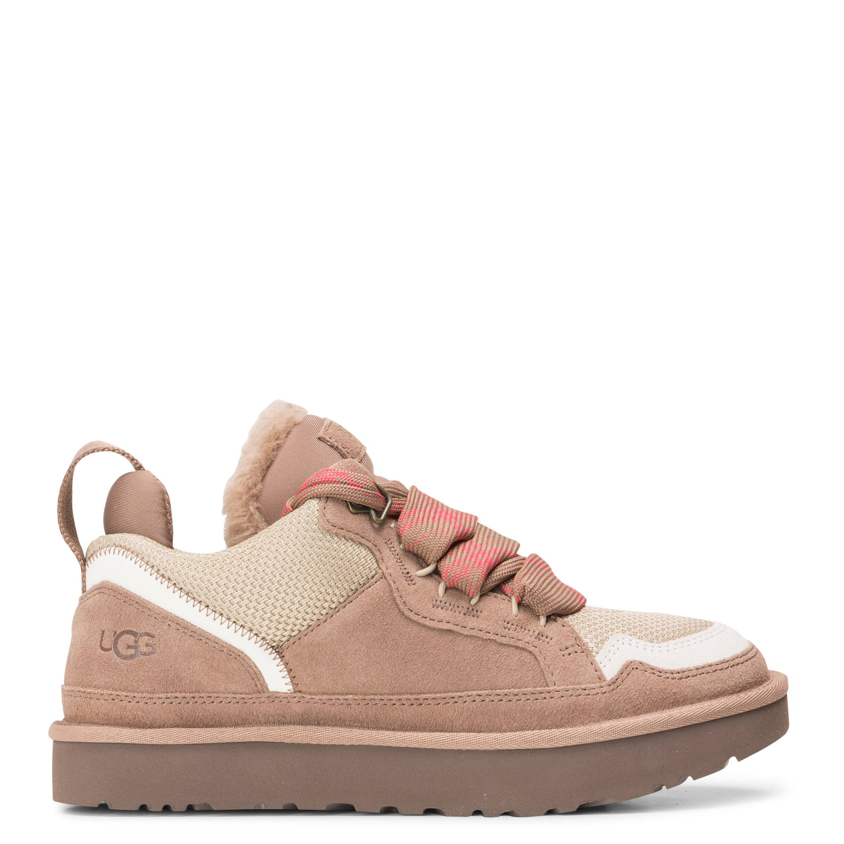 Baskets basses en cuir UGG Marron