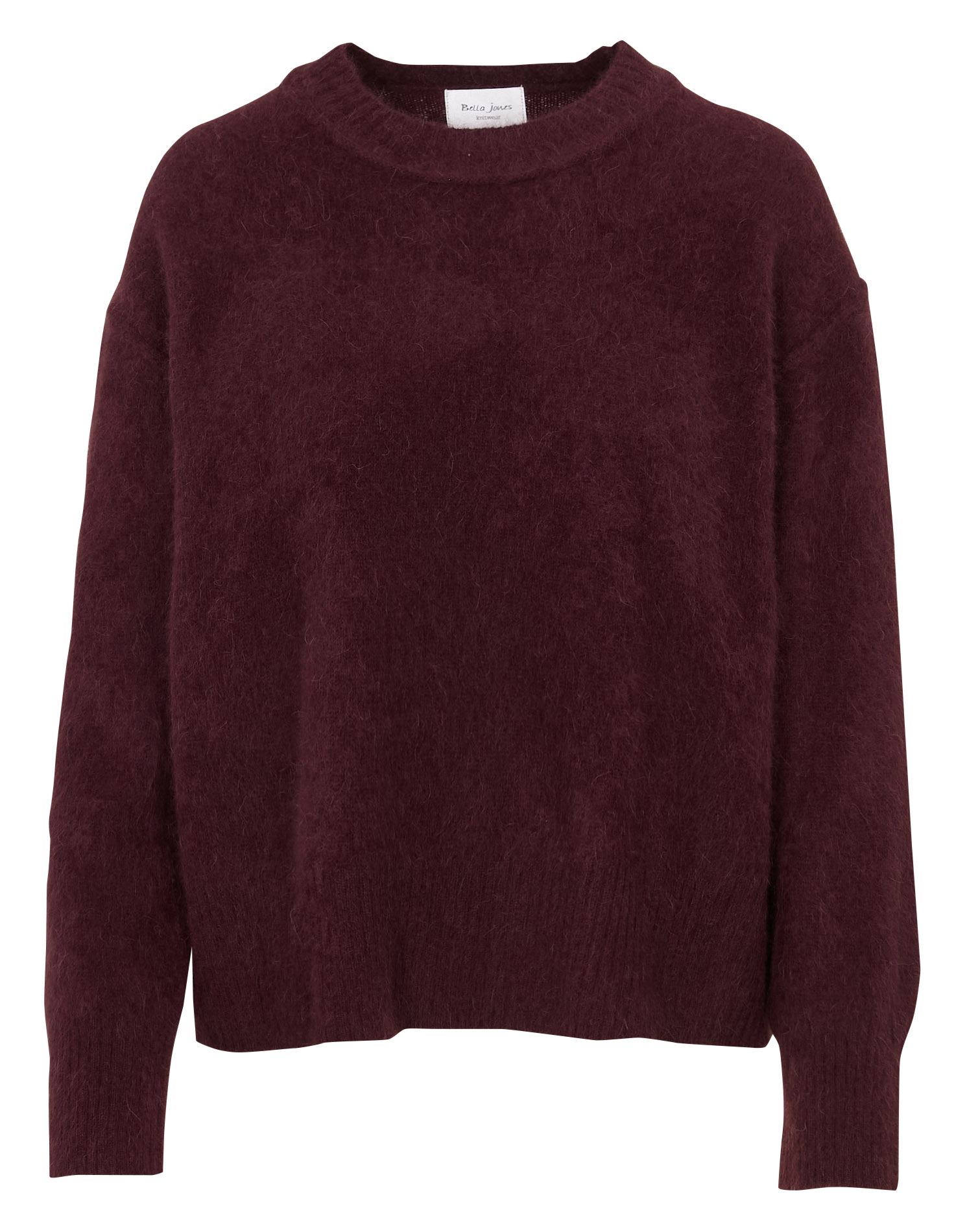 Abidjan wool round-neck sweater BELLA JONES Purple