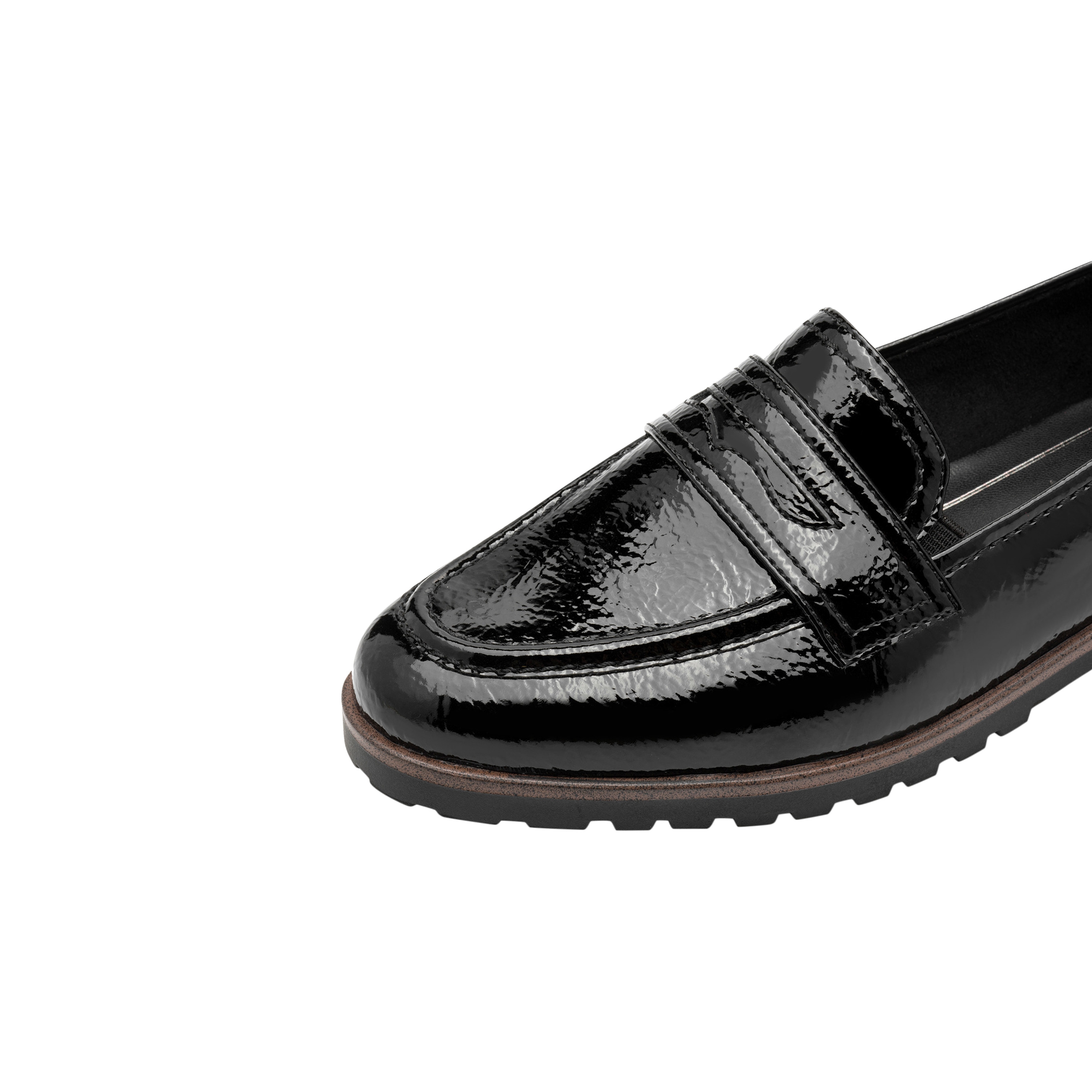 Slip-on moccasin TAMARIS Black