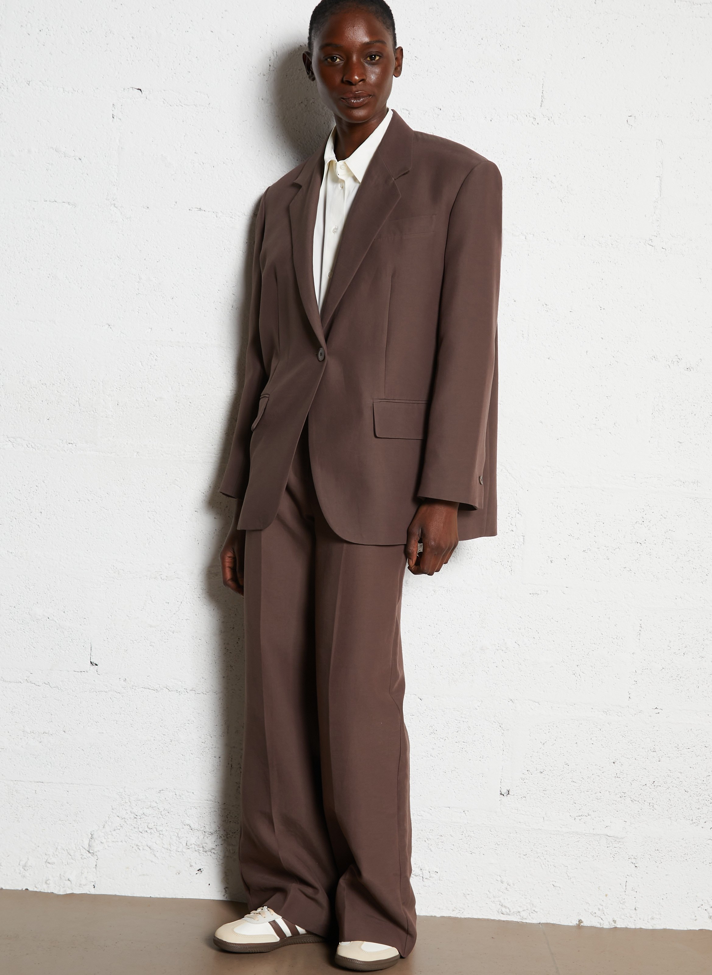 Veste tailleur oversize MAX MARA WEEK END Marron