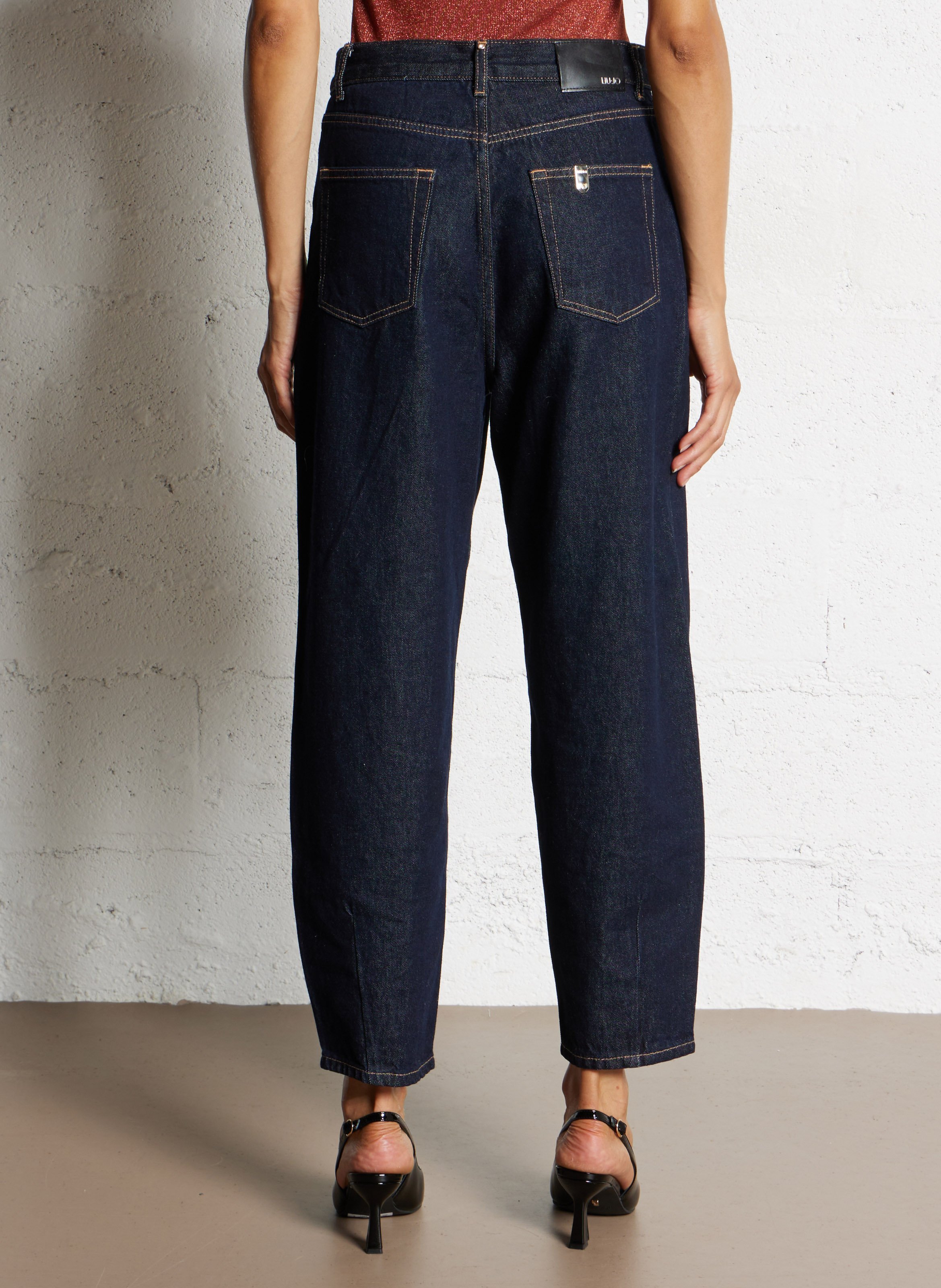 Jeansrock aus Baumwollmischung LIU JO Blau