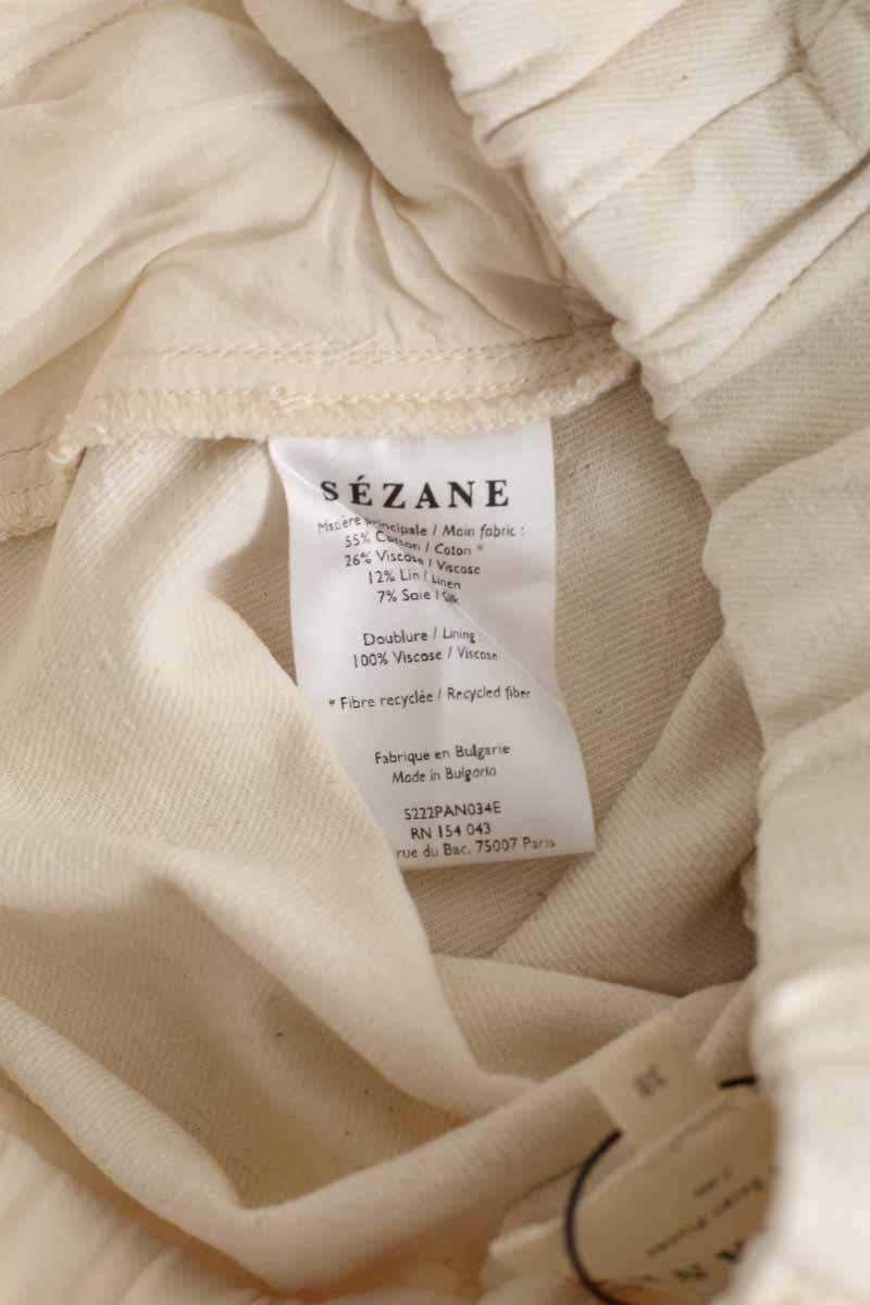 Carrot trousers SEZANE - Seconde main Beige