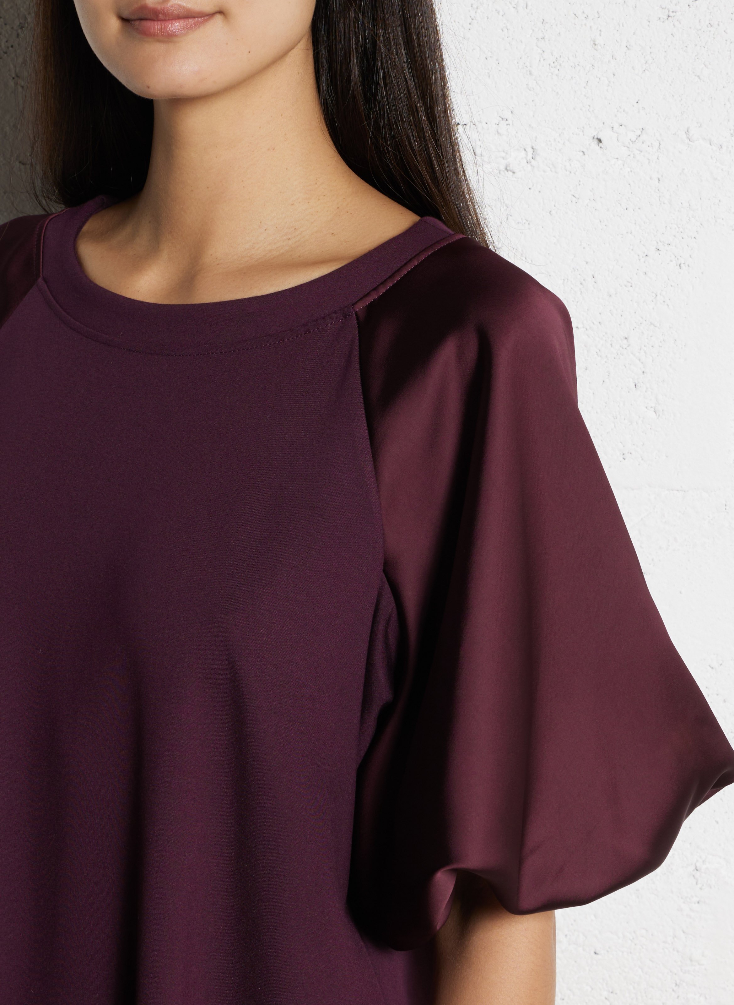 Robe courte col rond IMPERIAL Violet