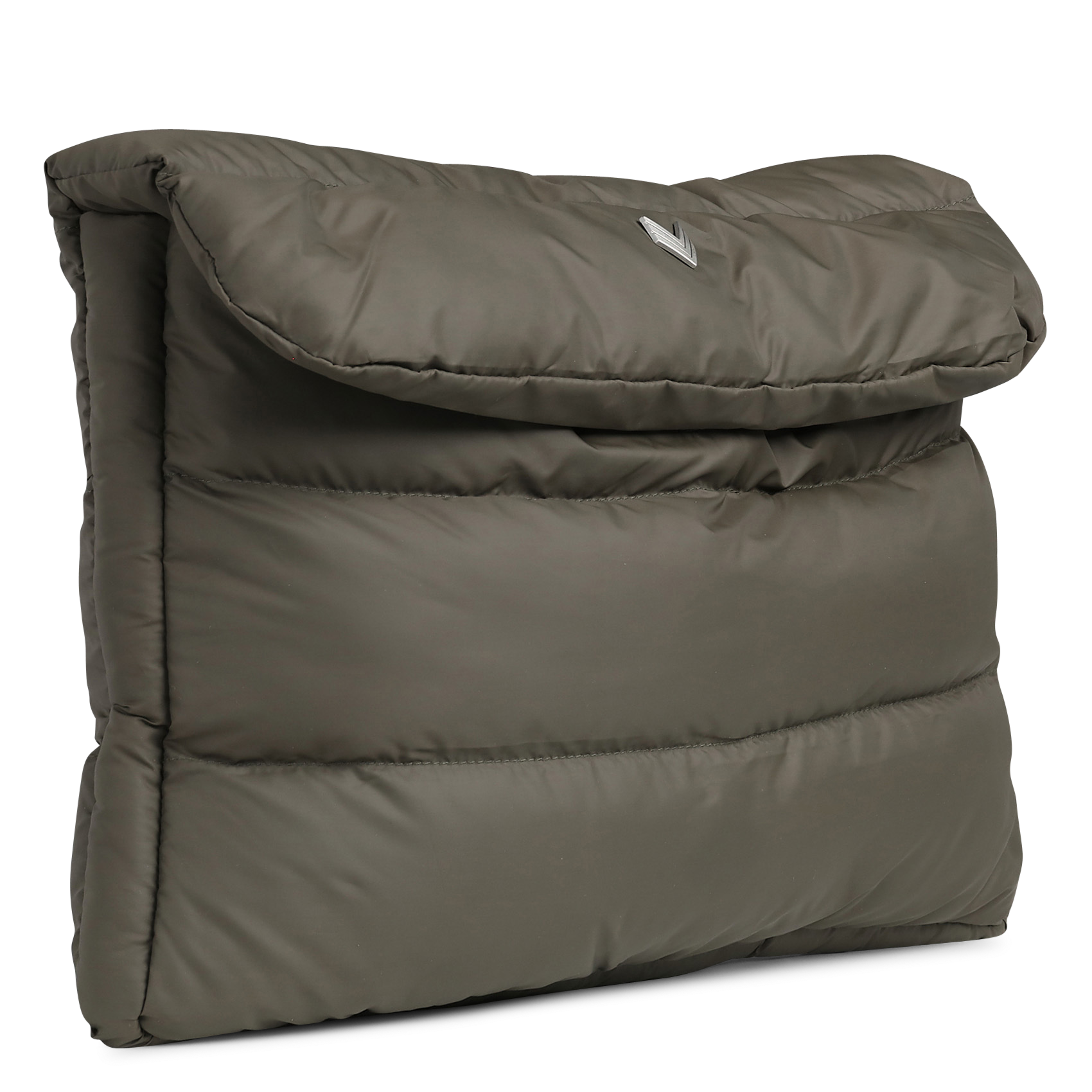 Quilted solid laptop sleeve IKKS Khaki