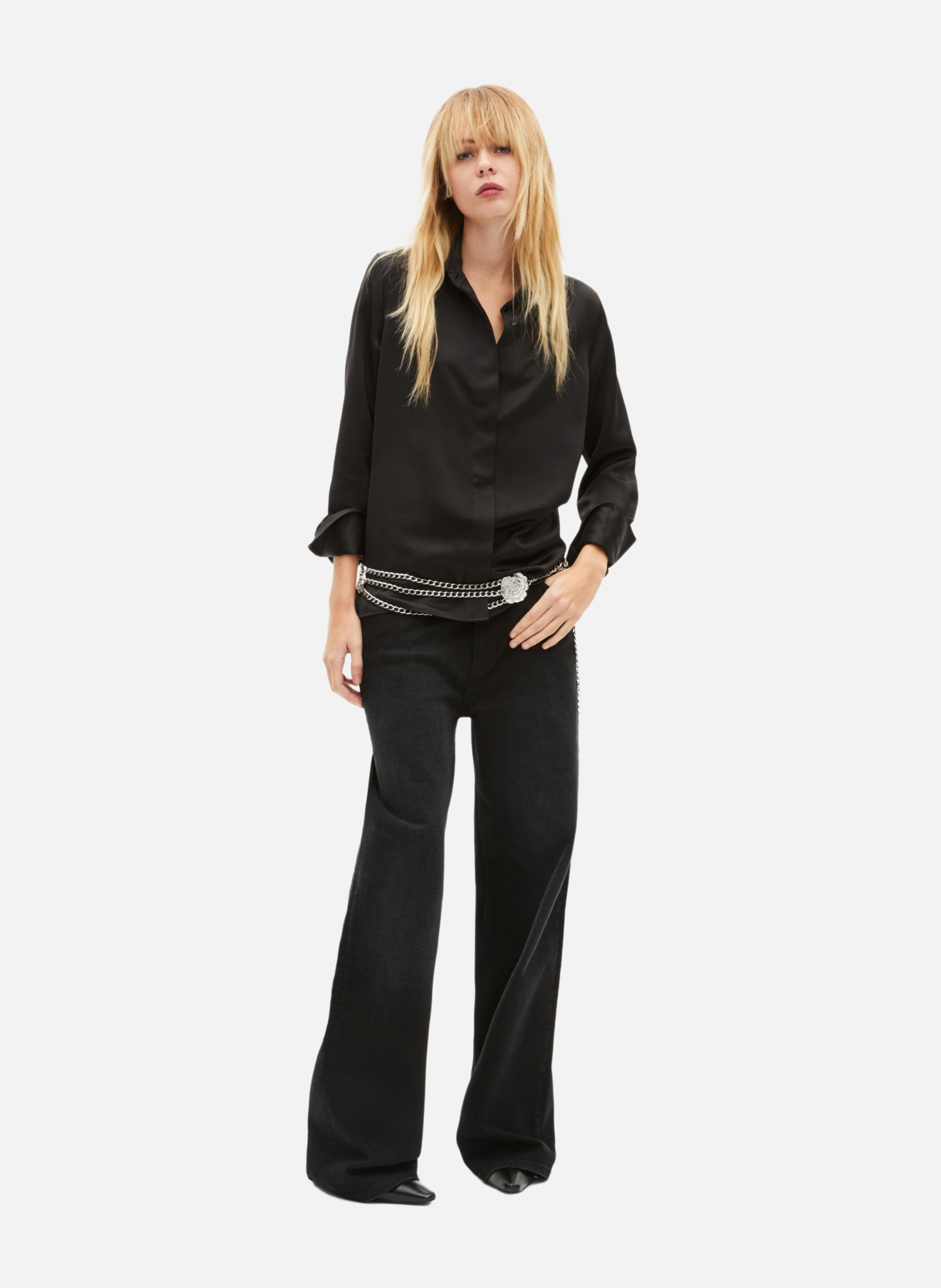 Flower Jewel Belt THE KOOPLES Grey