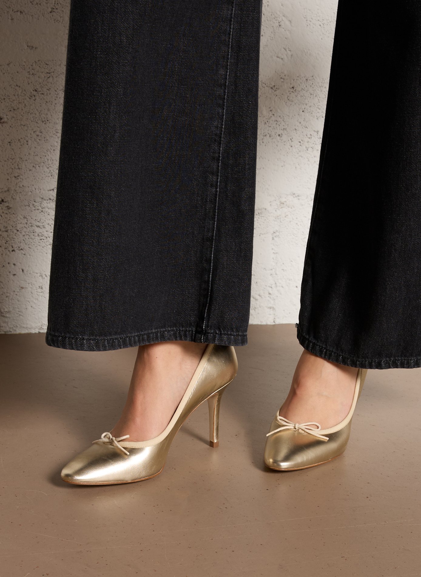 Beyou suede high heels  REPETTO Golden