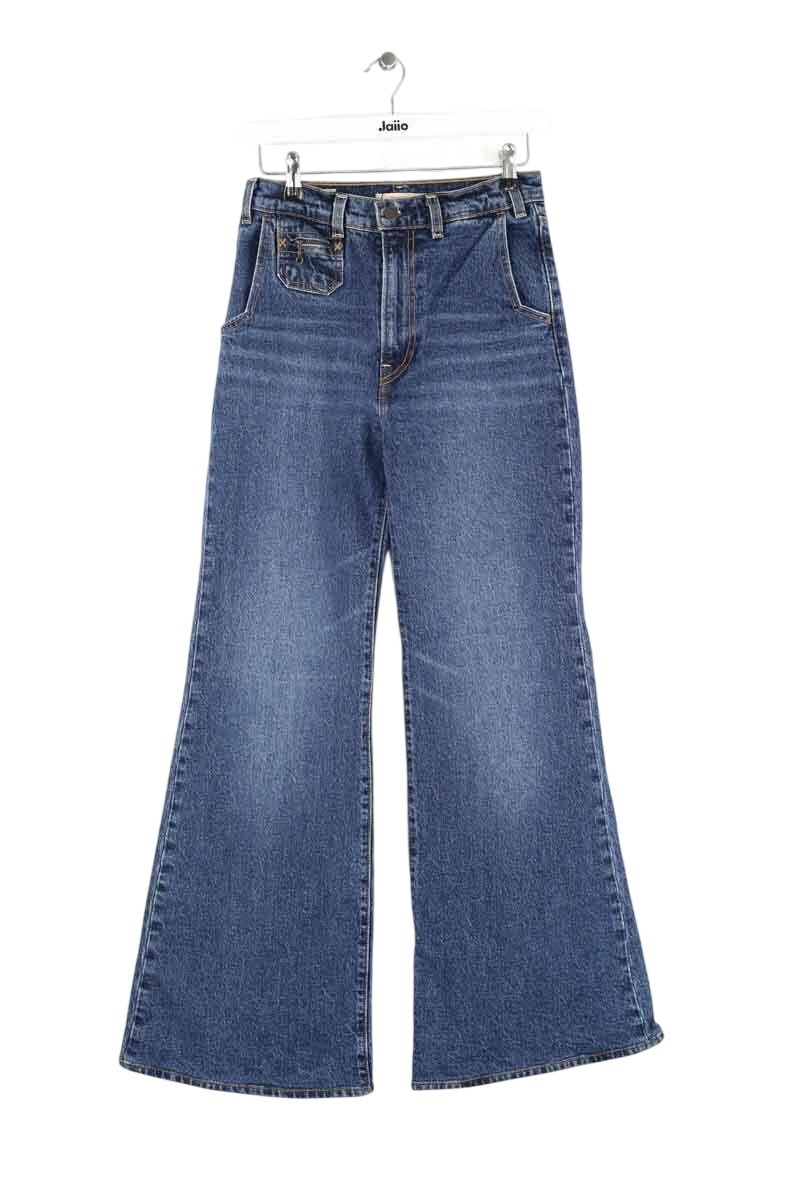 Straight cotton-blend pants LEVI'S - Seconde main Blue