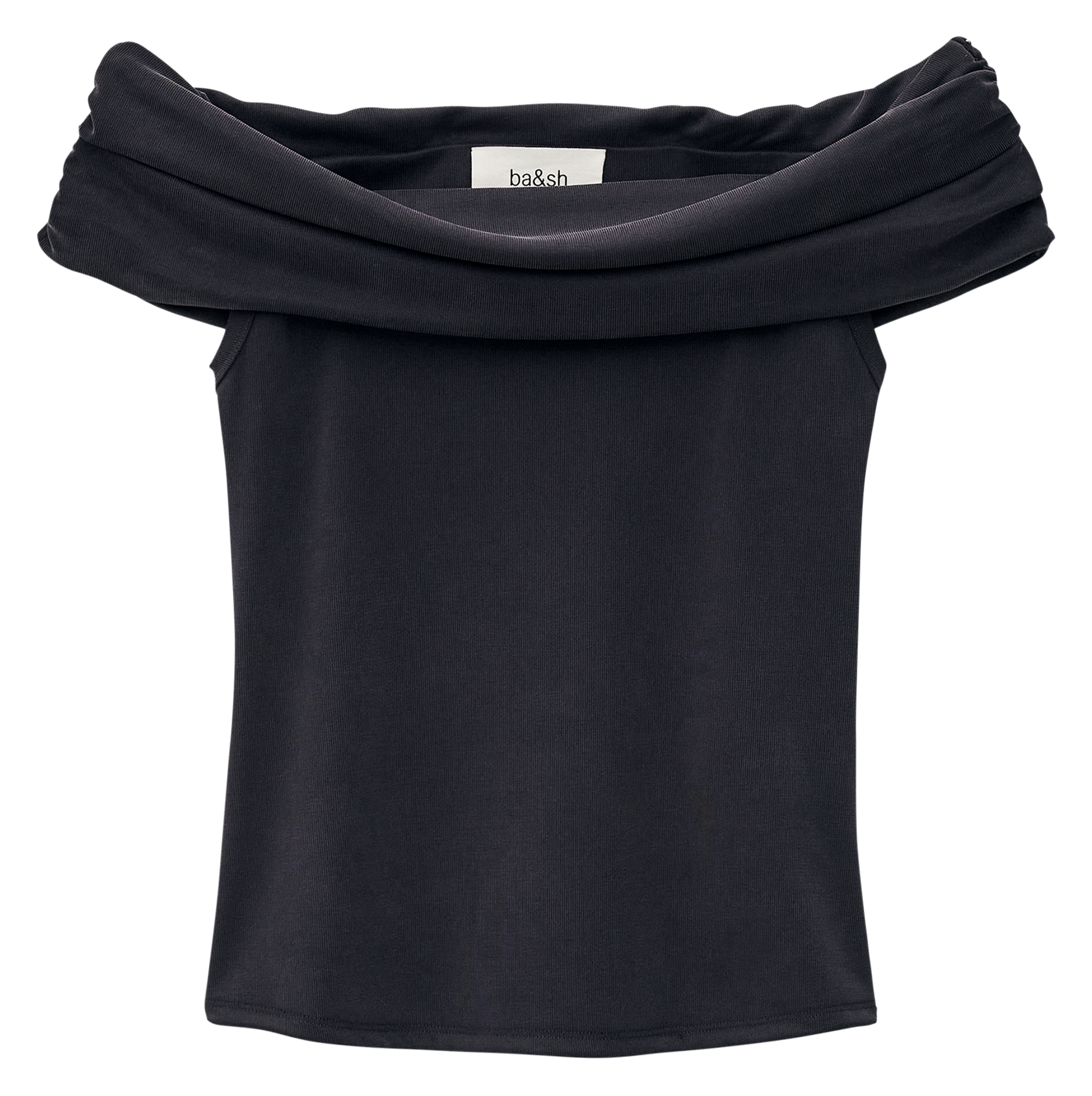 Tee-shirt col bardot BA&SH Bleu