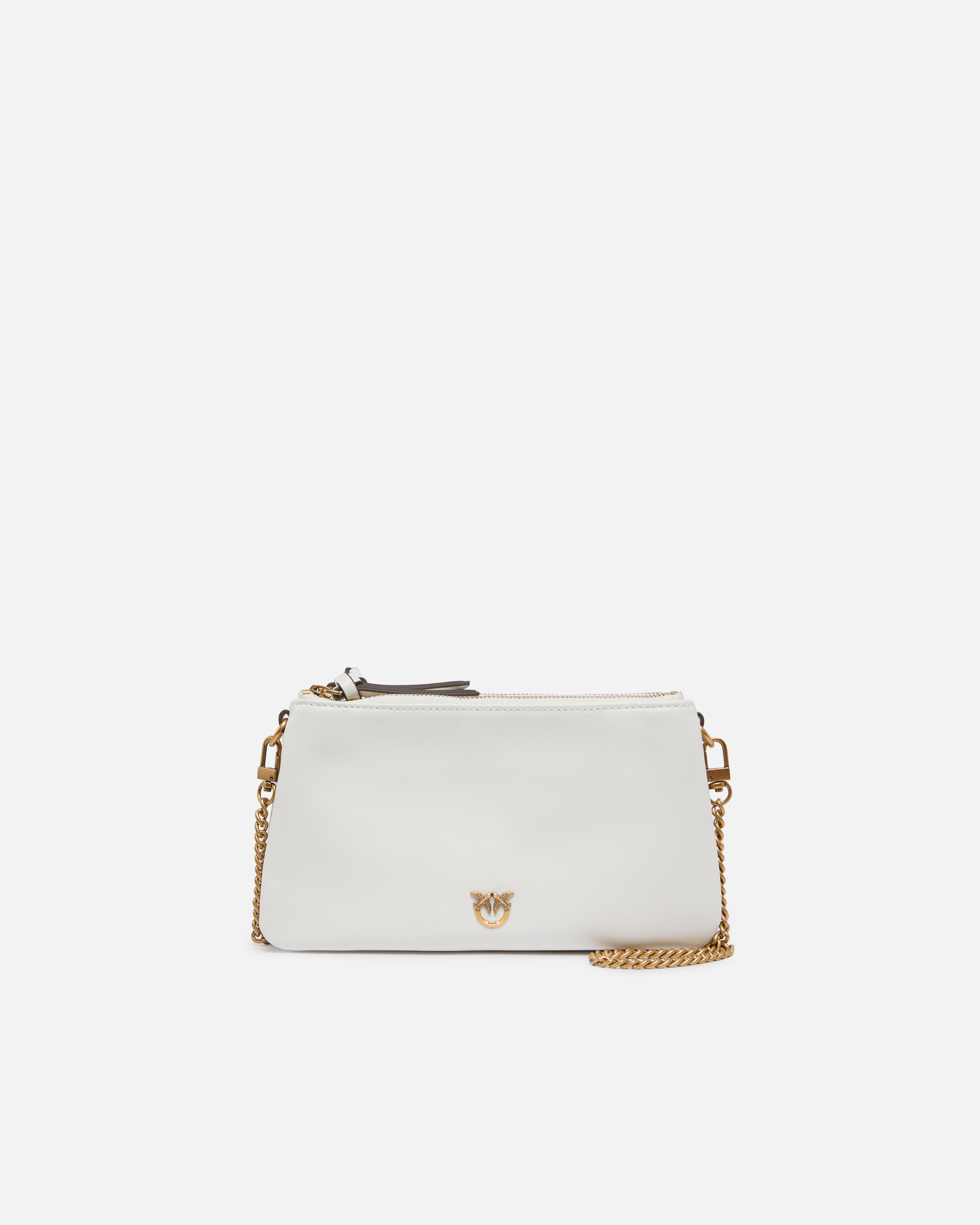 Petit sac à bandoulière mini double bag en cuir PINKO