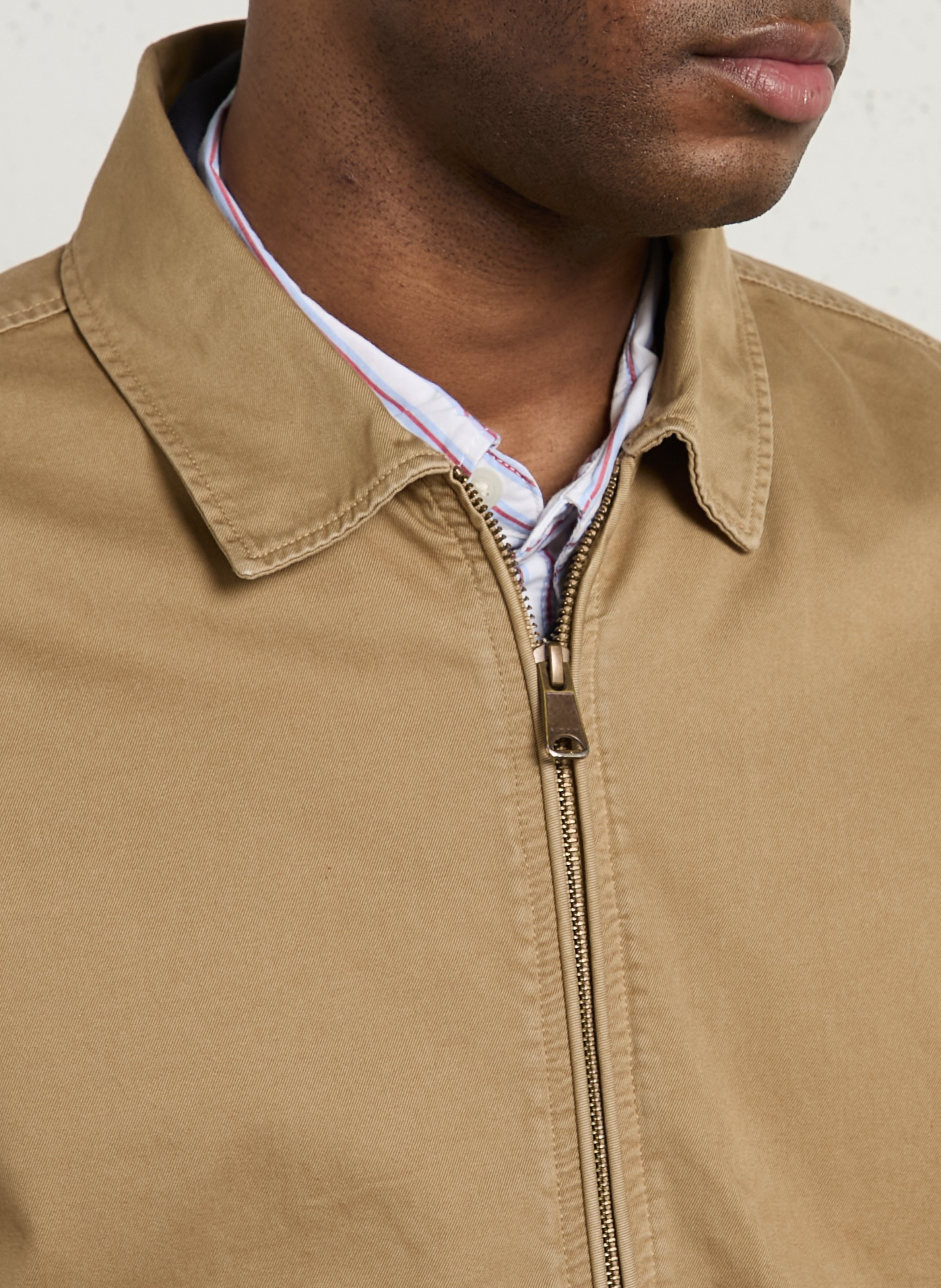 Veste en coton col classique NAPAPIJRI Beige