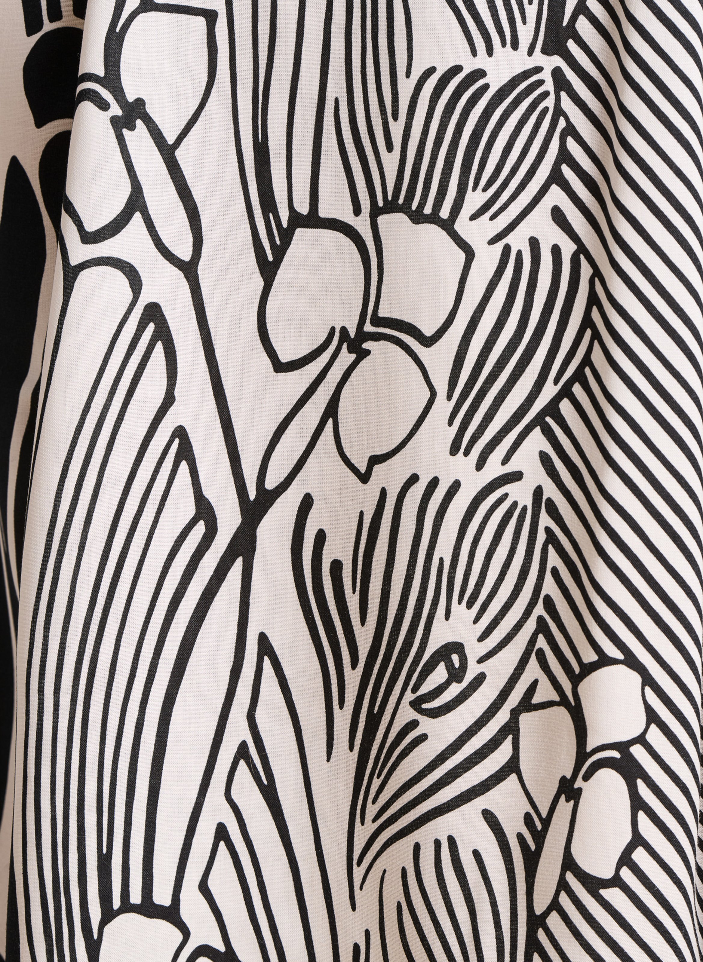 Jupe midi imprimée LA FEE MARABOUTEE Noir