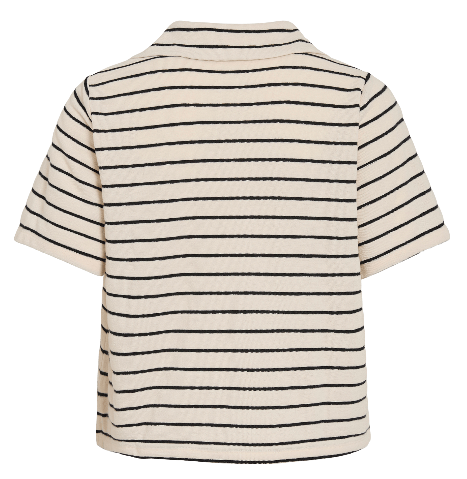 Top ample manches courtes rayé VILA Gris