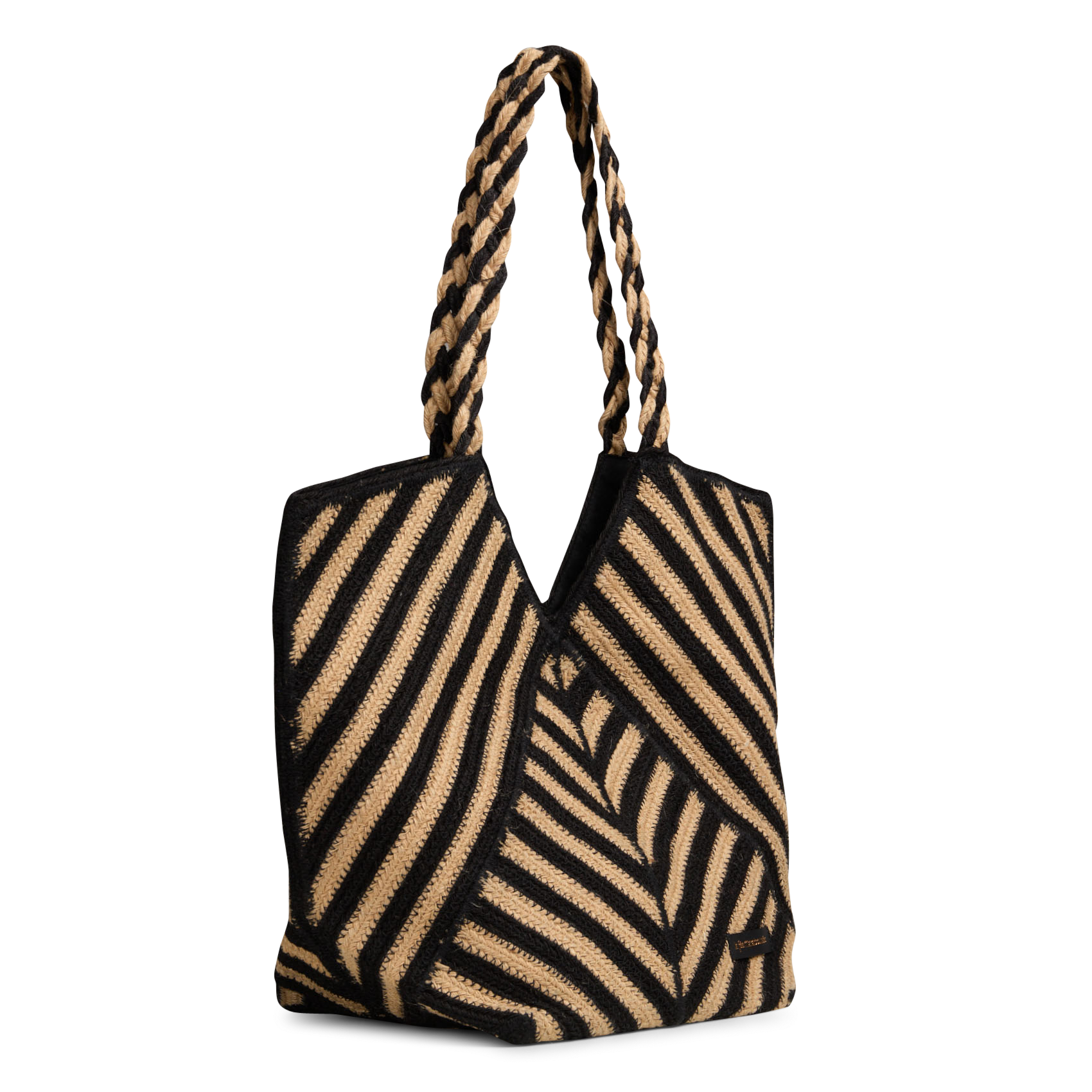 Sac cabas à motif symétrique LA FEE MARABOUTEE Multicolore