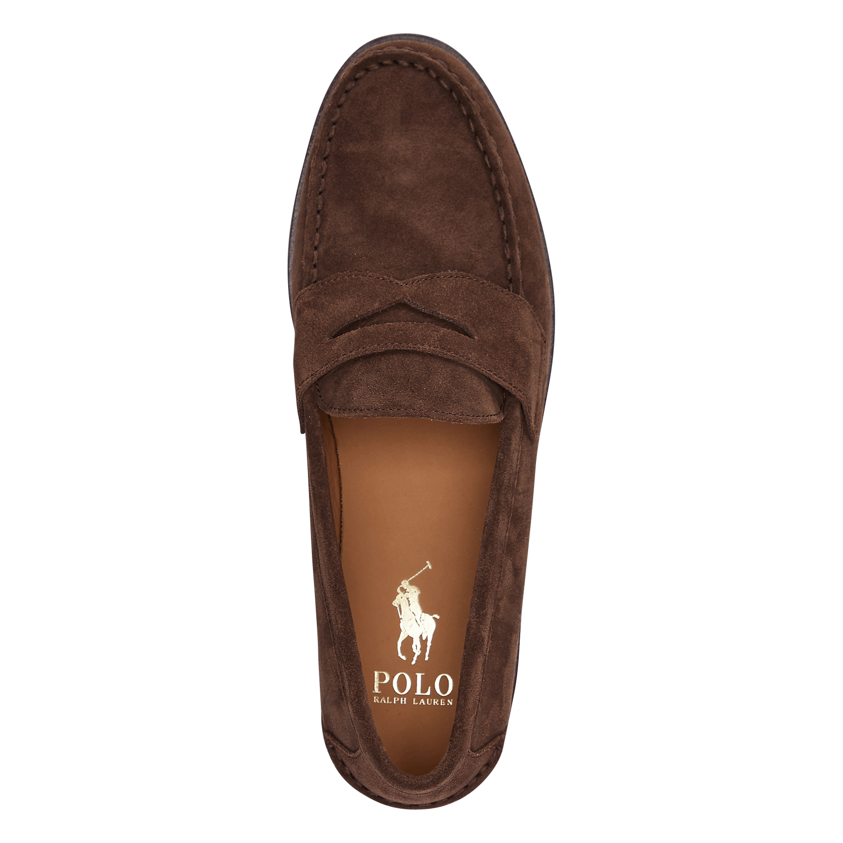 Leren mocassins POLO RALPH LAUREN Bruin