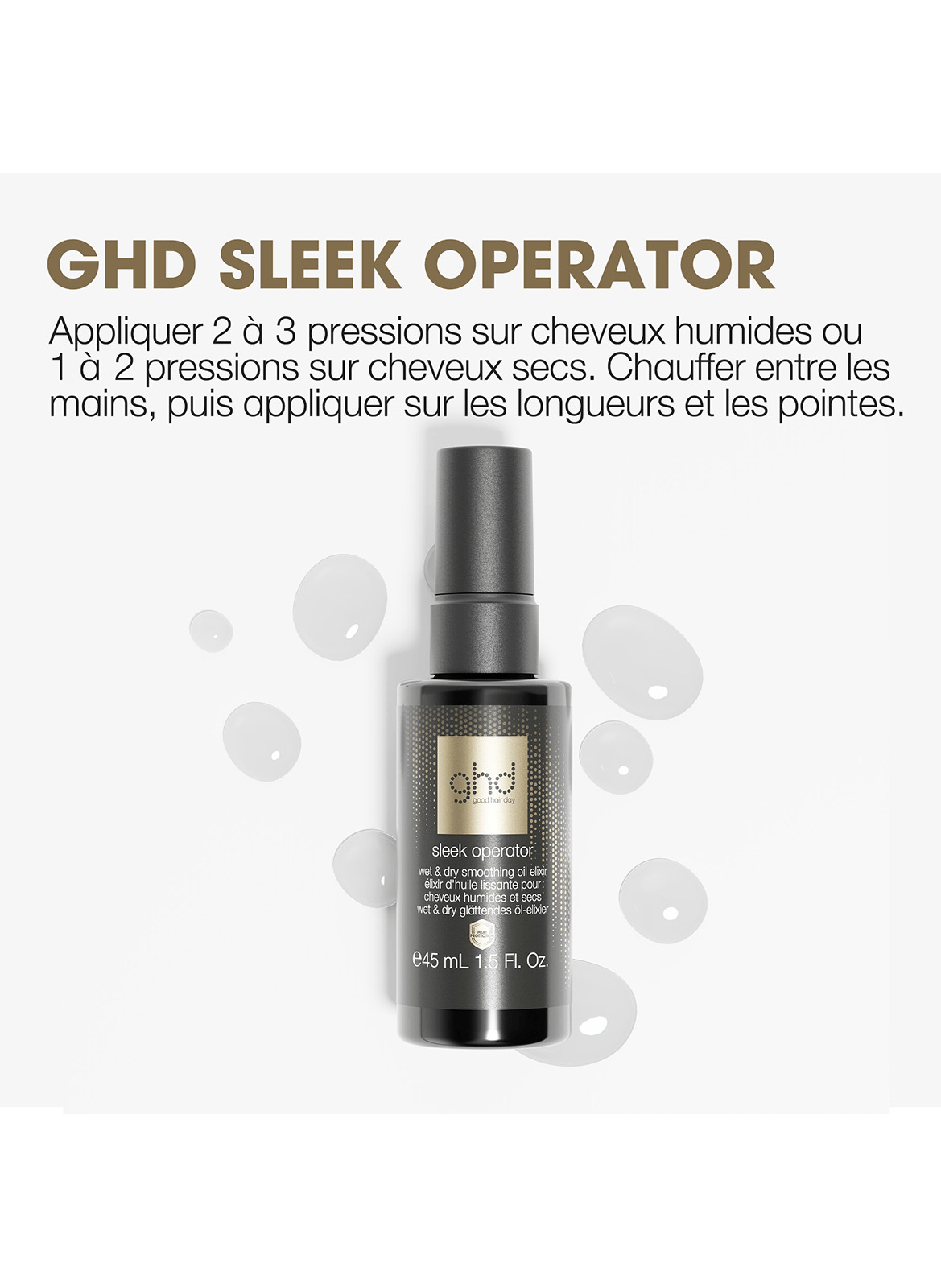 Sleek Operator Smoothing Oil Elixir - ghd GHD No color