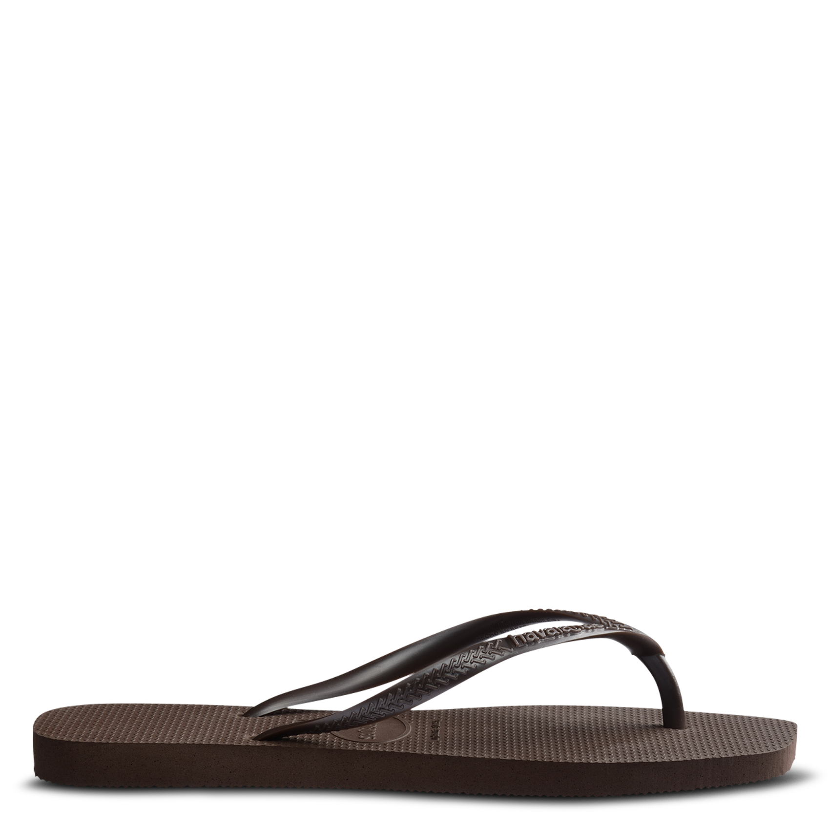 Tongs plates HAVAIANAS Marron