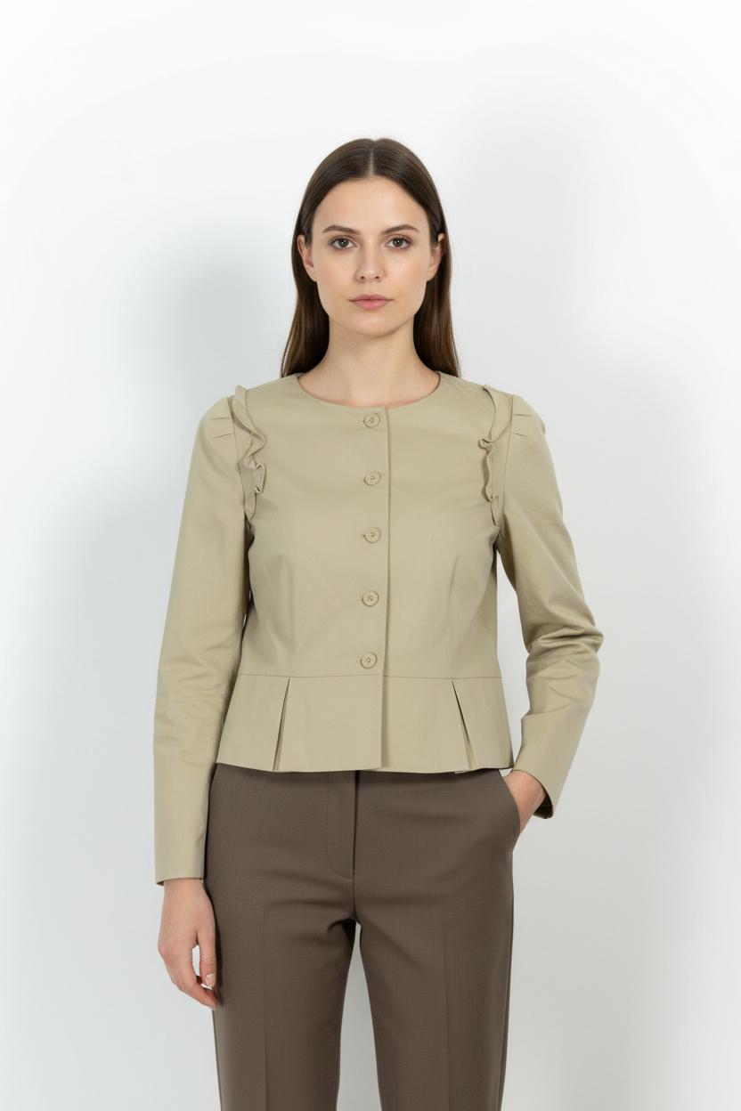 Veste TARA JARMON - Seconde Main Beige