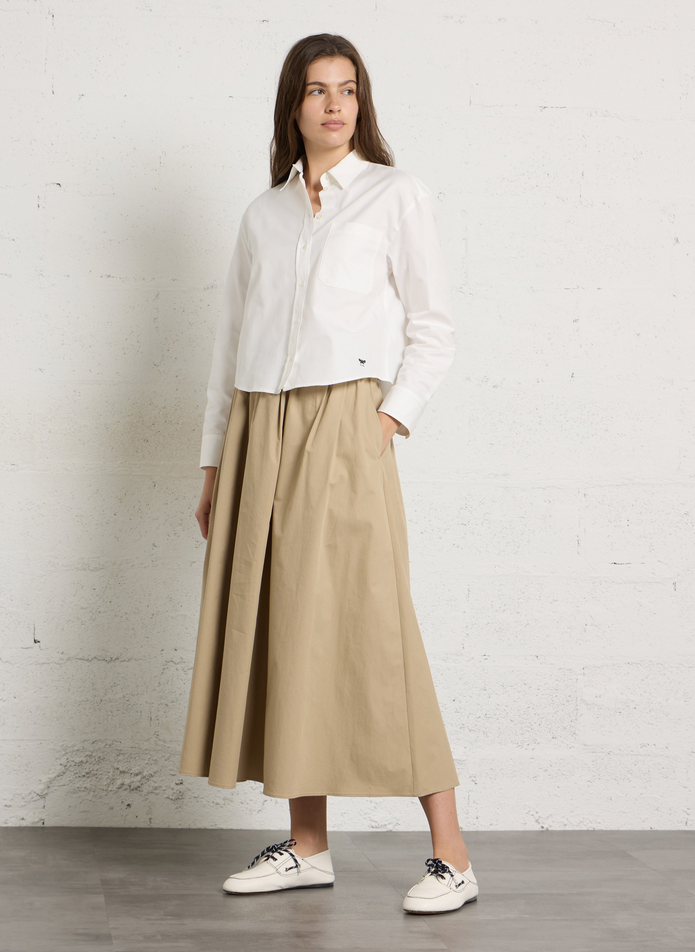 Loose-fit cotton shirt MAX MARA WEEK END White