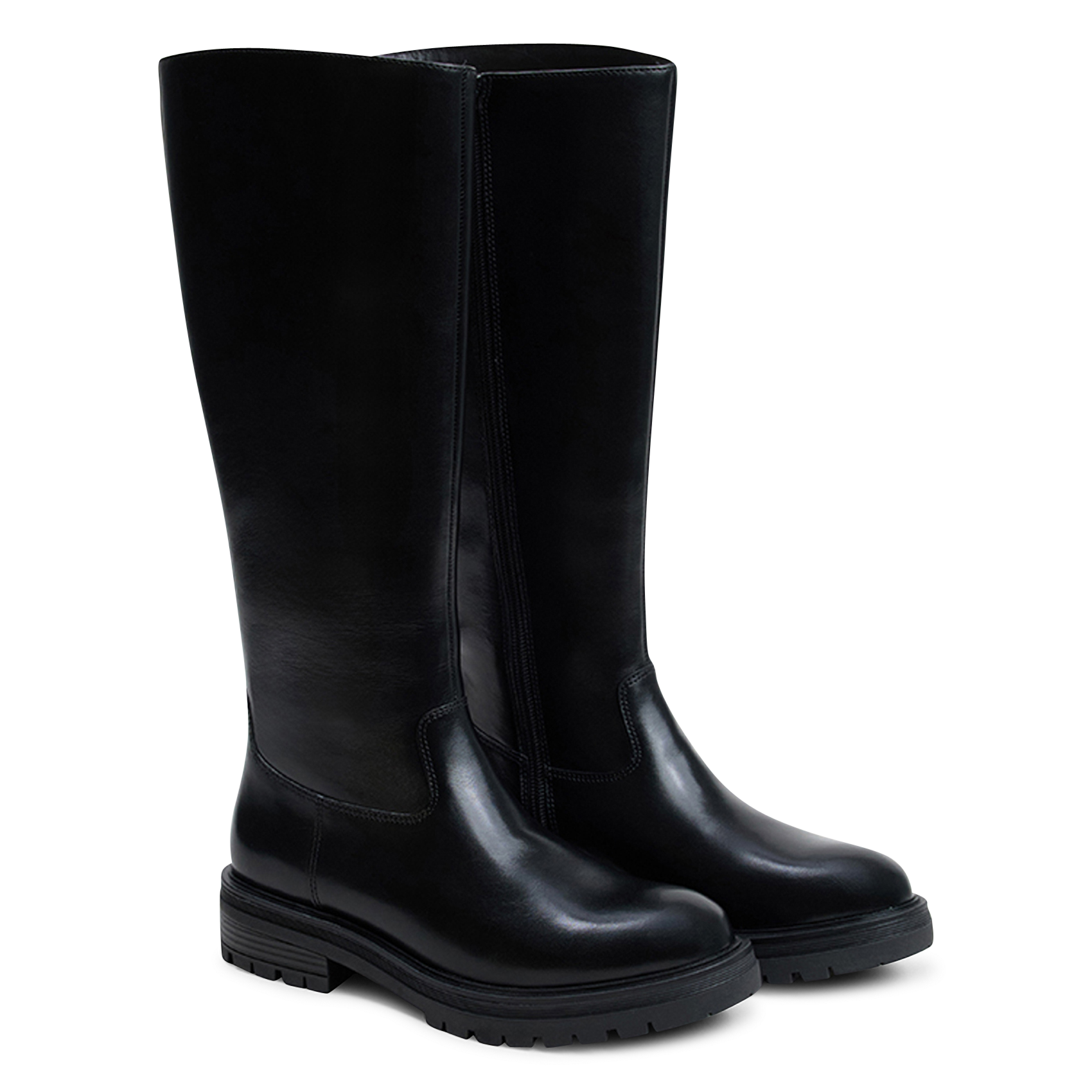 Leather boots JONAK Black