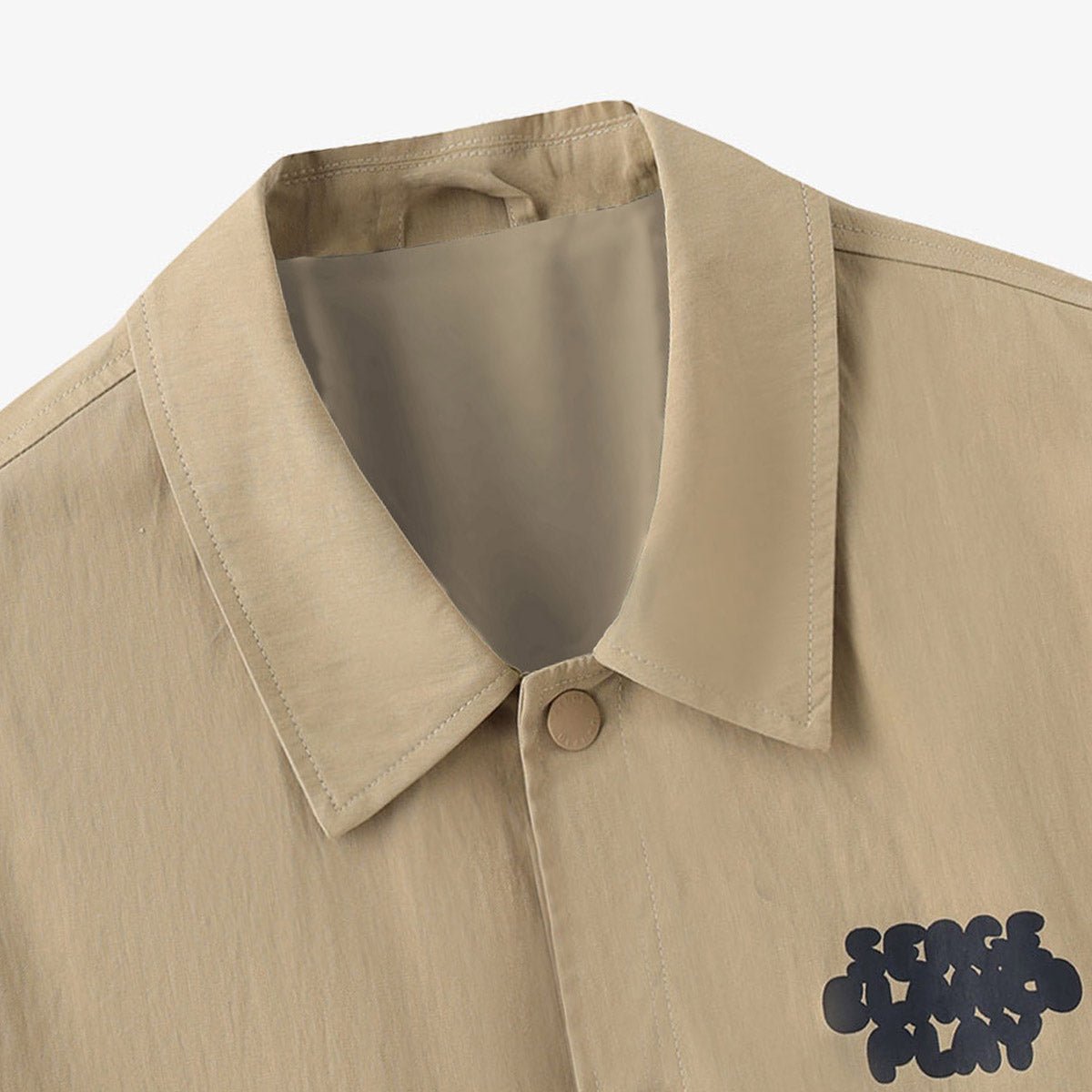 Parka en coton SERGE BLANCO Beige