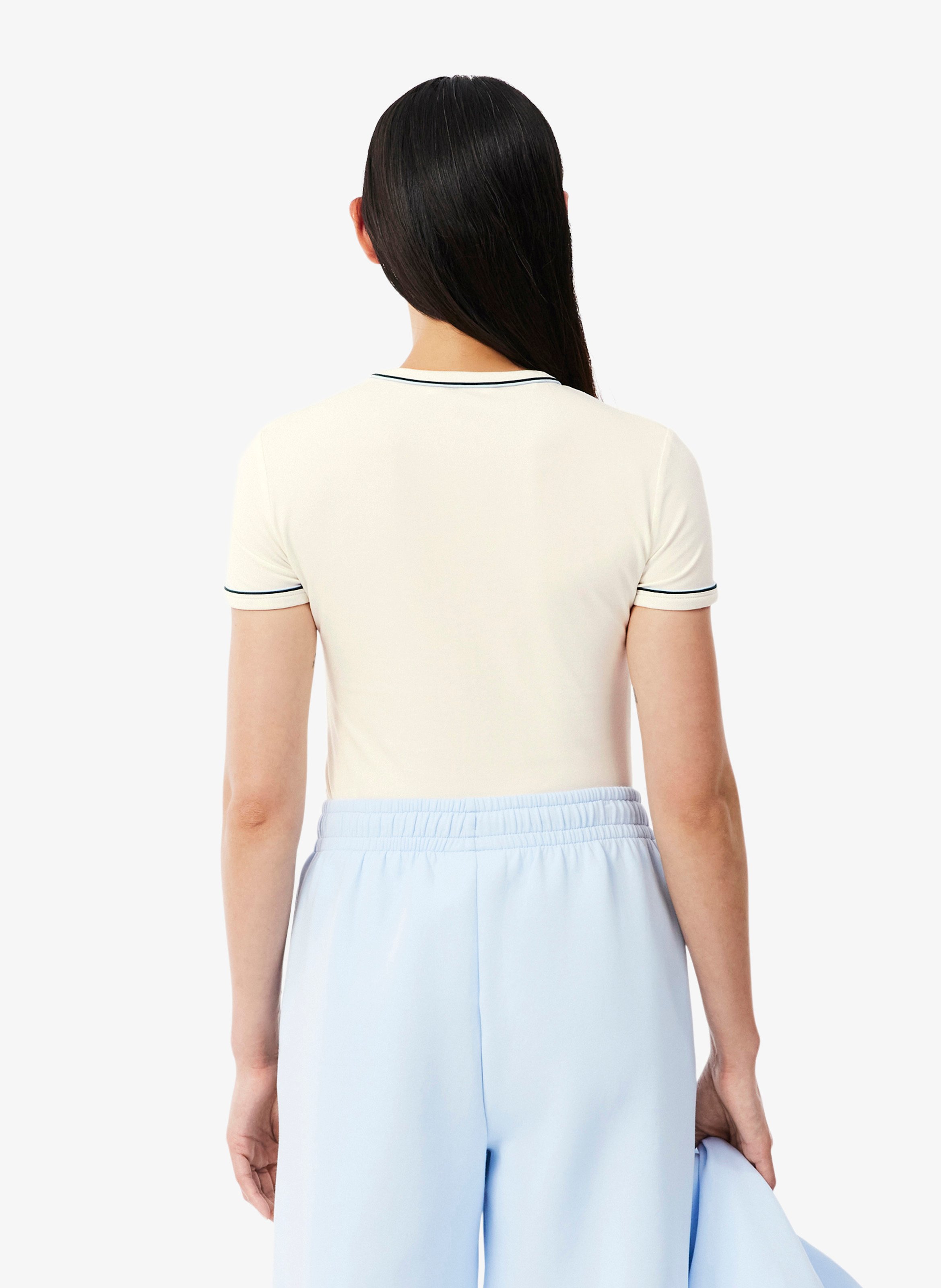 Gerade geschnittenes Rundhals-T-Shirt LACOSTE Mehrfarbig