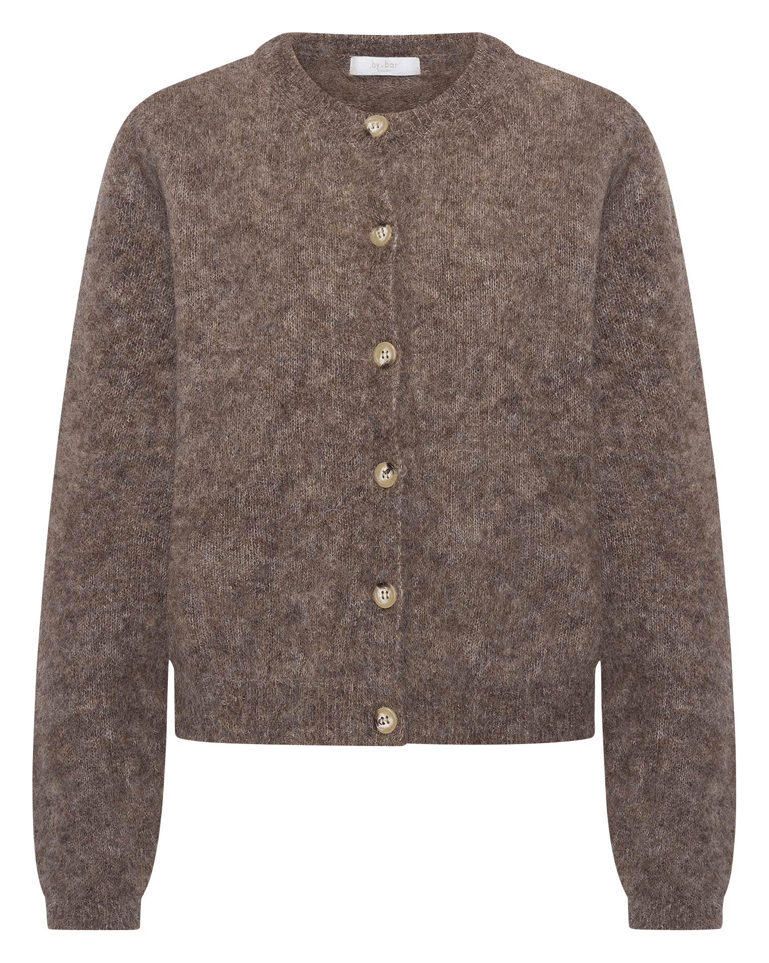Gilet oversize en laine mélangée | Marron BY BAR Femme