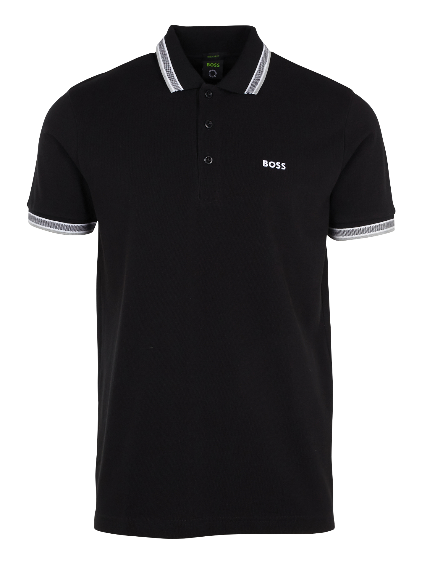 Regular-fit cotton polo shirt BOSS Black