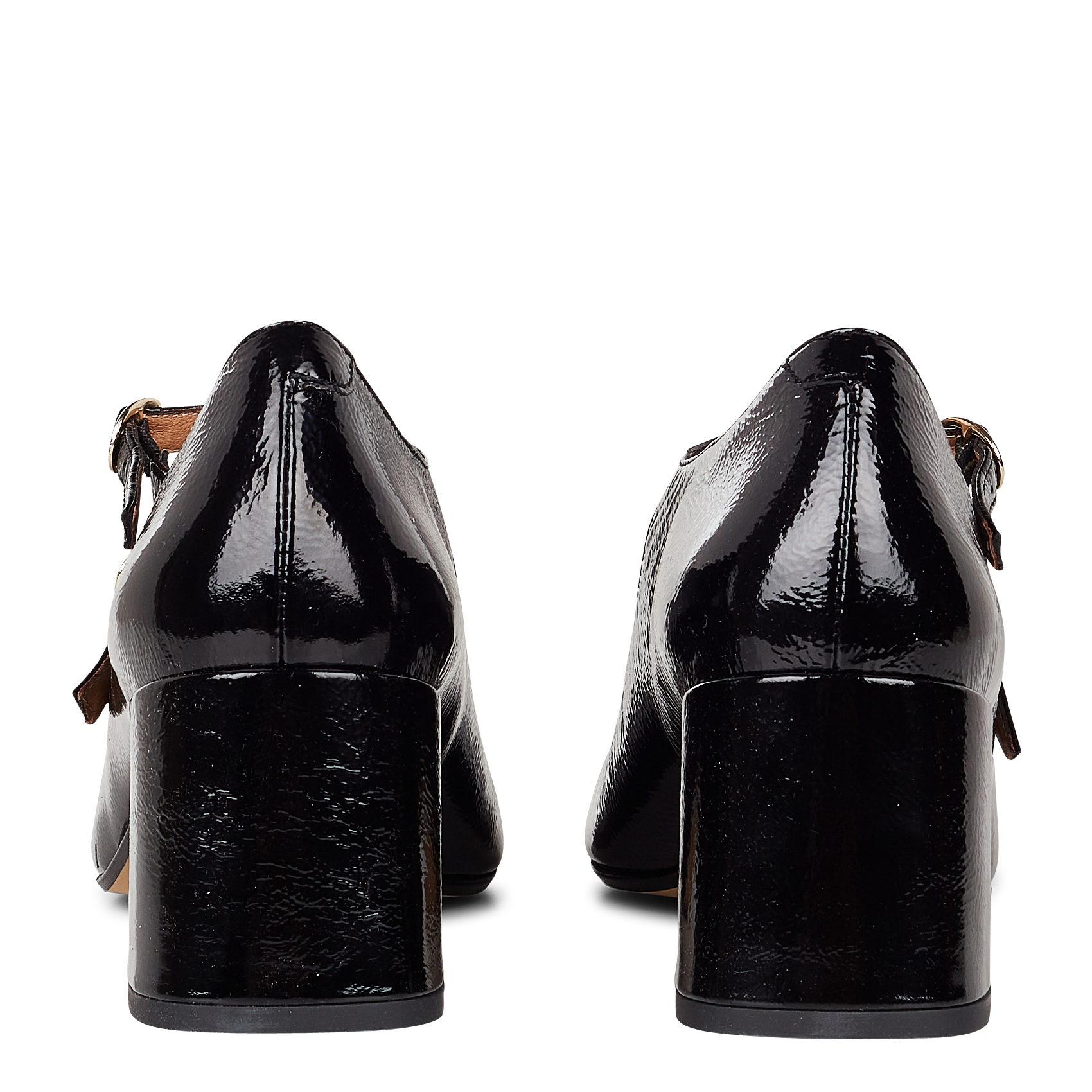 Escarpins à talon en cuir MELLOW YELLOW Noir