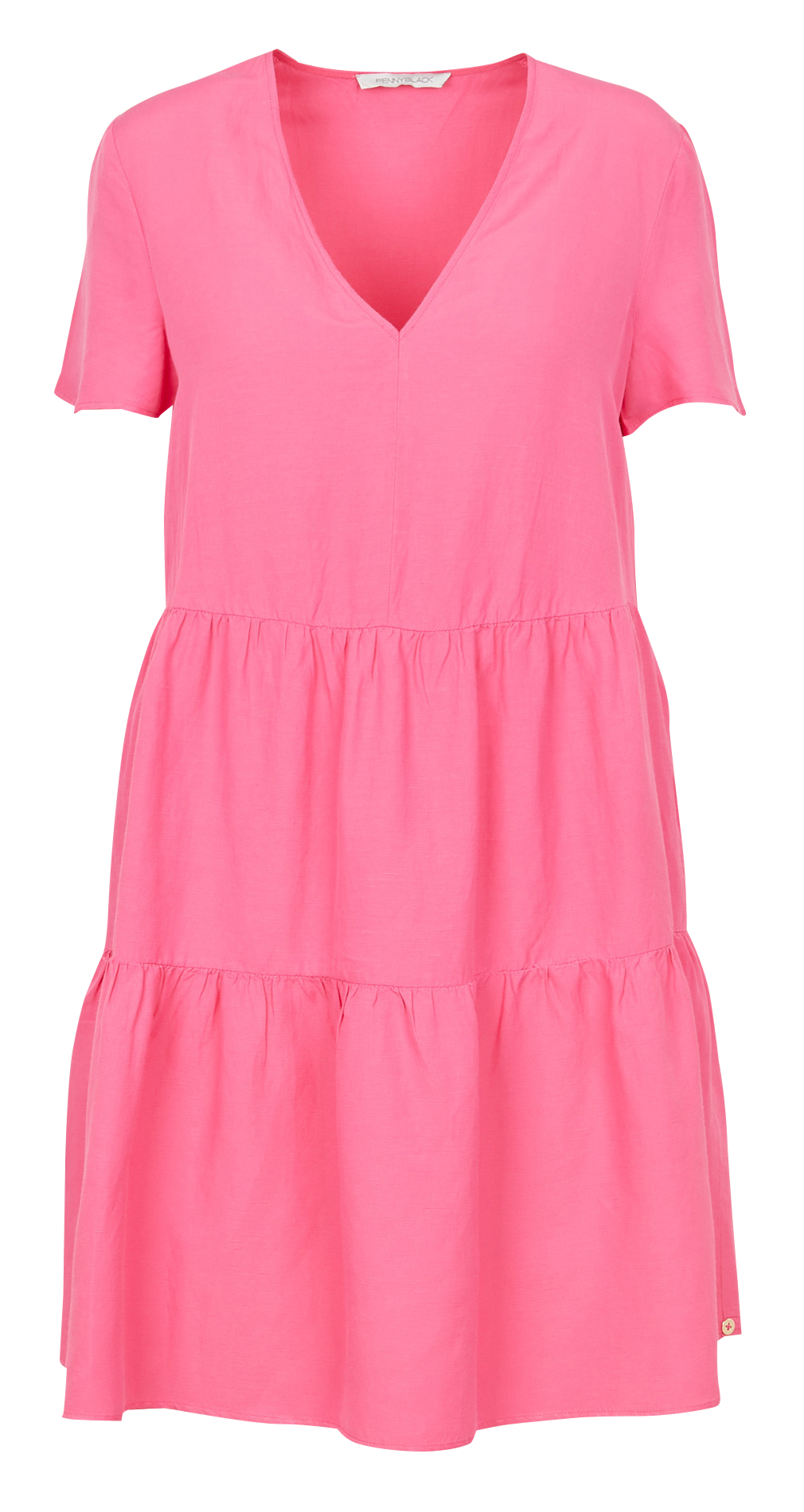 Loose-fit V-neck dress PENNYBLACK Pink