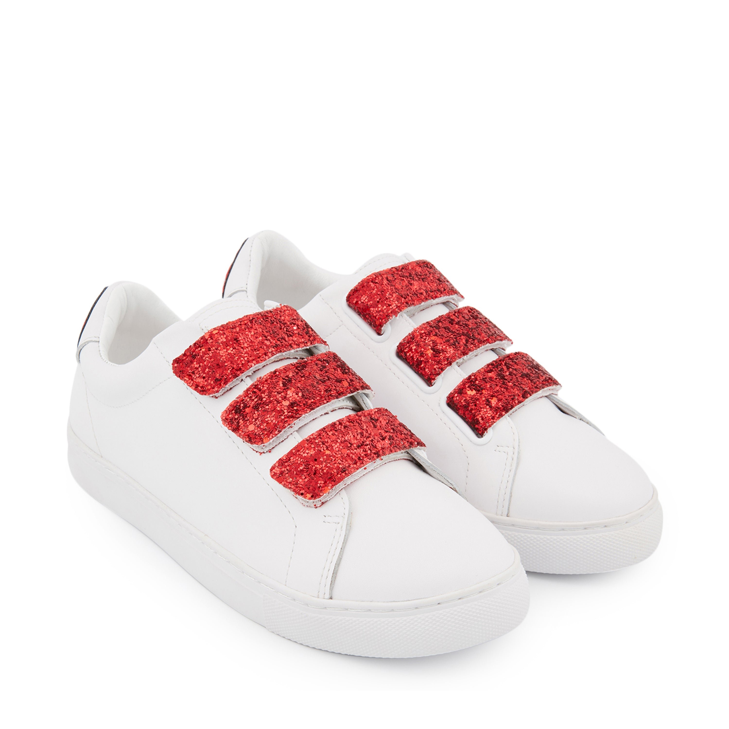 Leather sneakers BONS BAISERS PARIS White