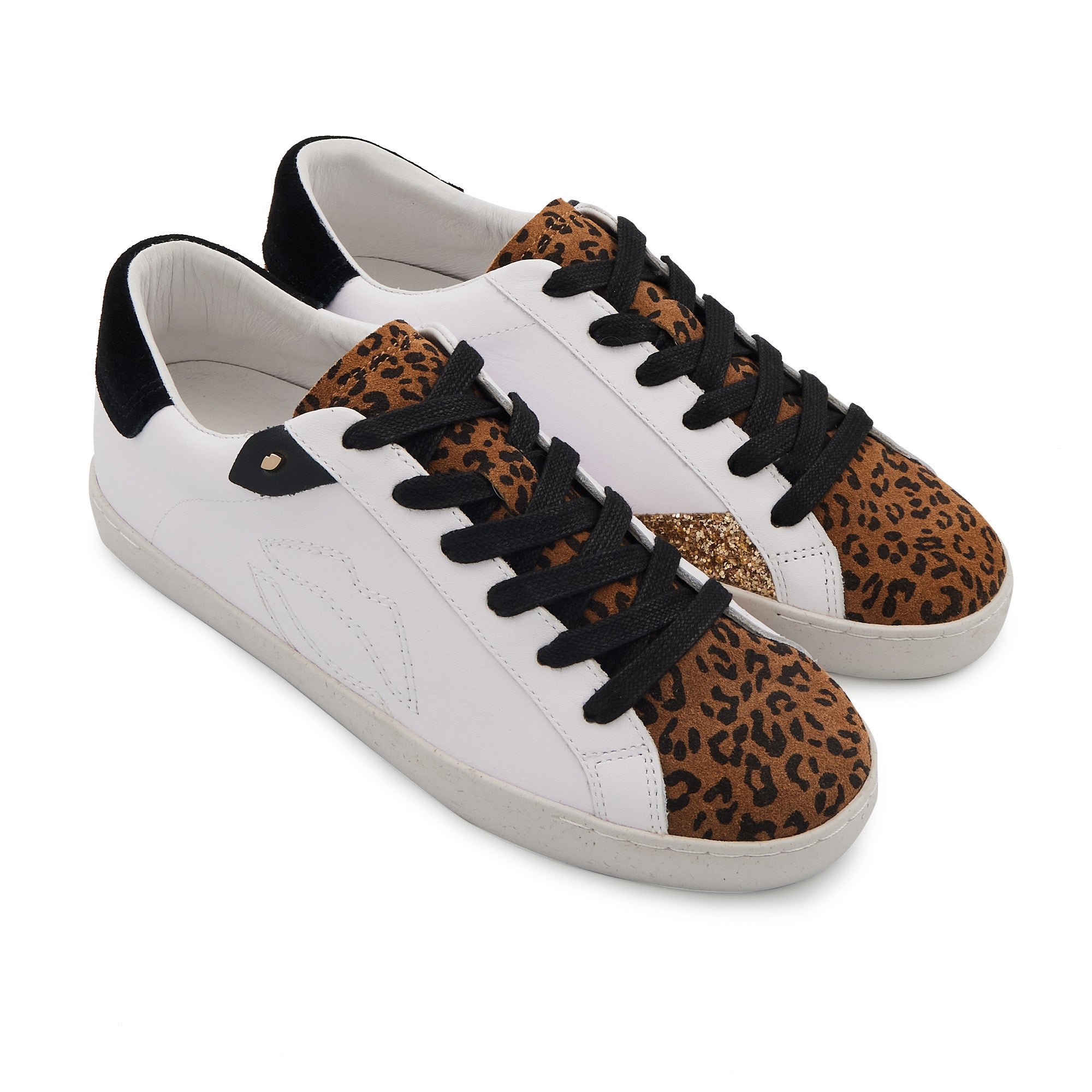 Leather sneakers BONS BAISERS PARIS White