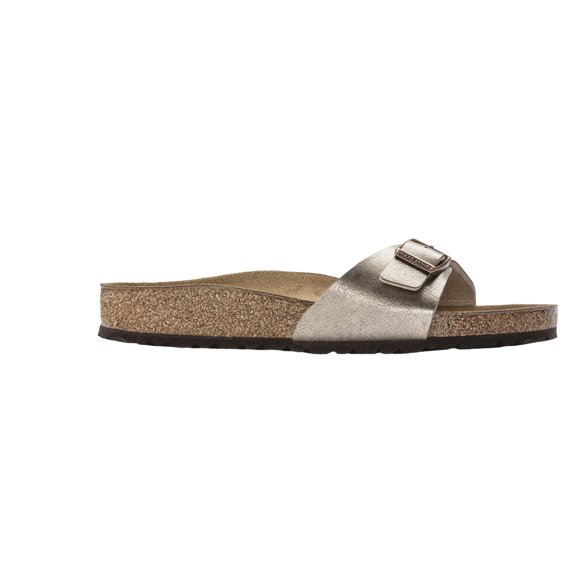 Faux leather sandals BIRKENSTOCK Golden