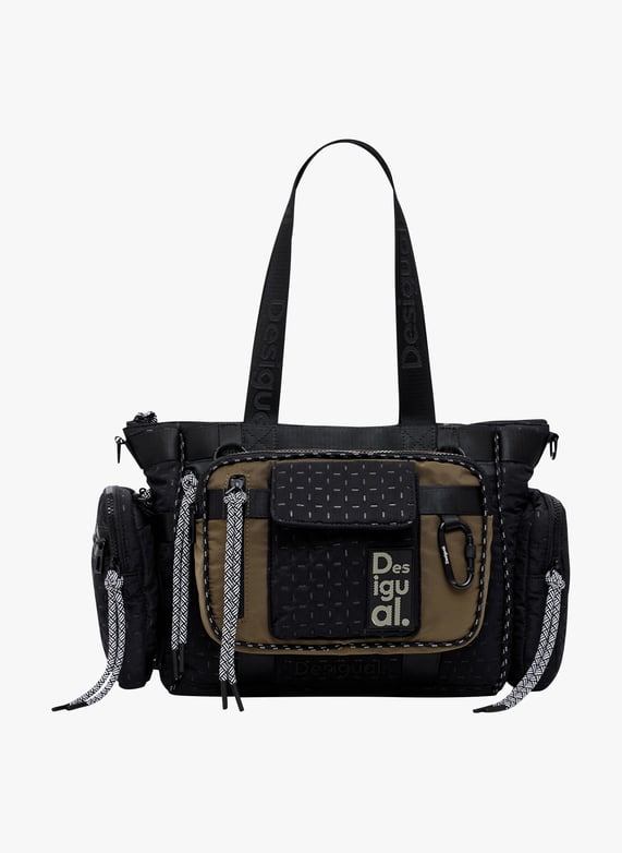 Borsa da viaggio multi tasche Noir-1 Desigual Donna Place des