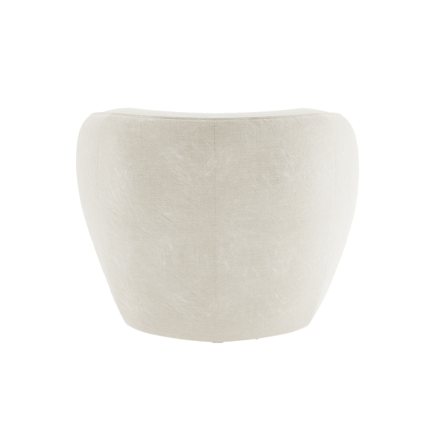 Designer fabric armchair POTIRON PARIS White