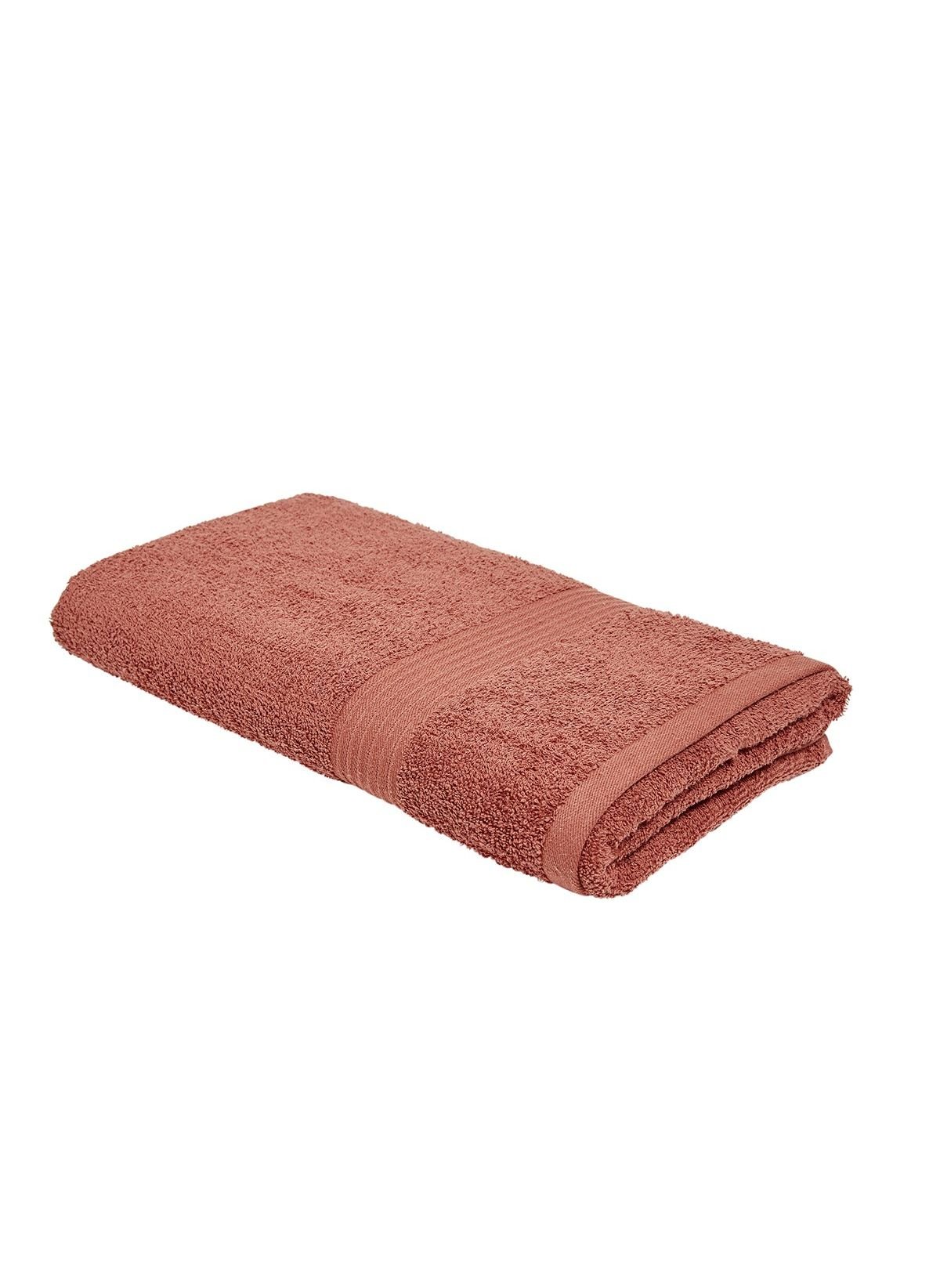 Plain cotton bath towel TODAY LINGE DE MAISON Red
