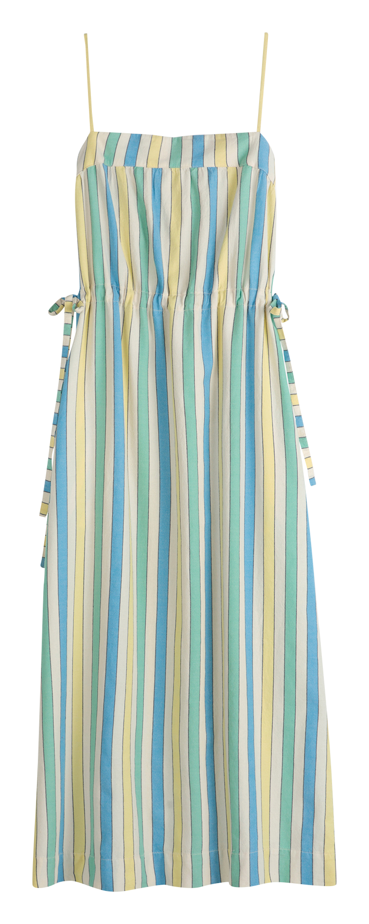 Lange, uitlopende jurk van katoen BOBO CHOSES Veelkleurig