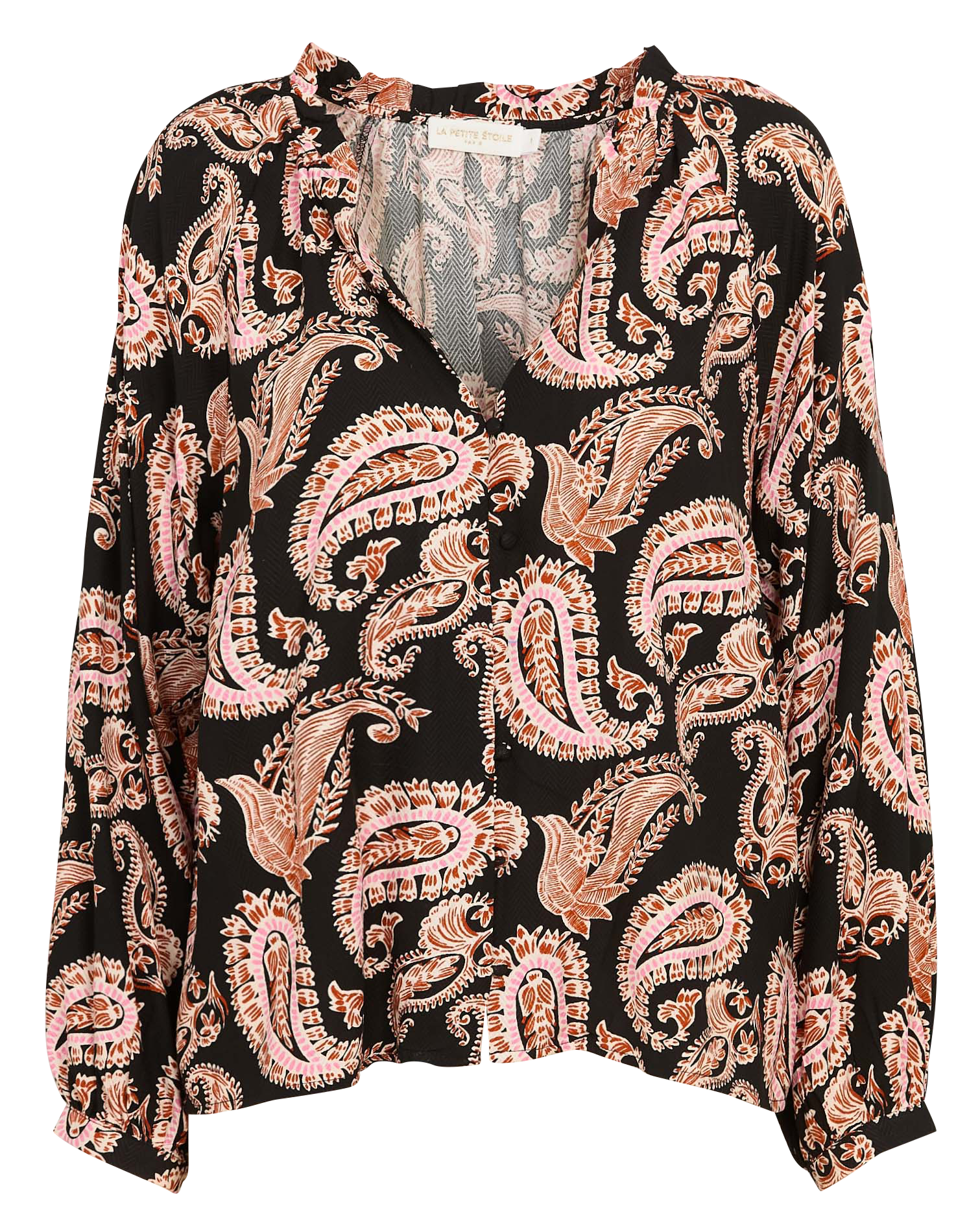 Chemise ample col V LA PETITE ETOILE Multicolore