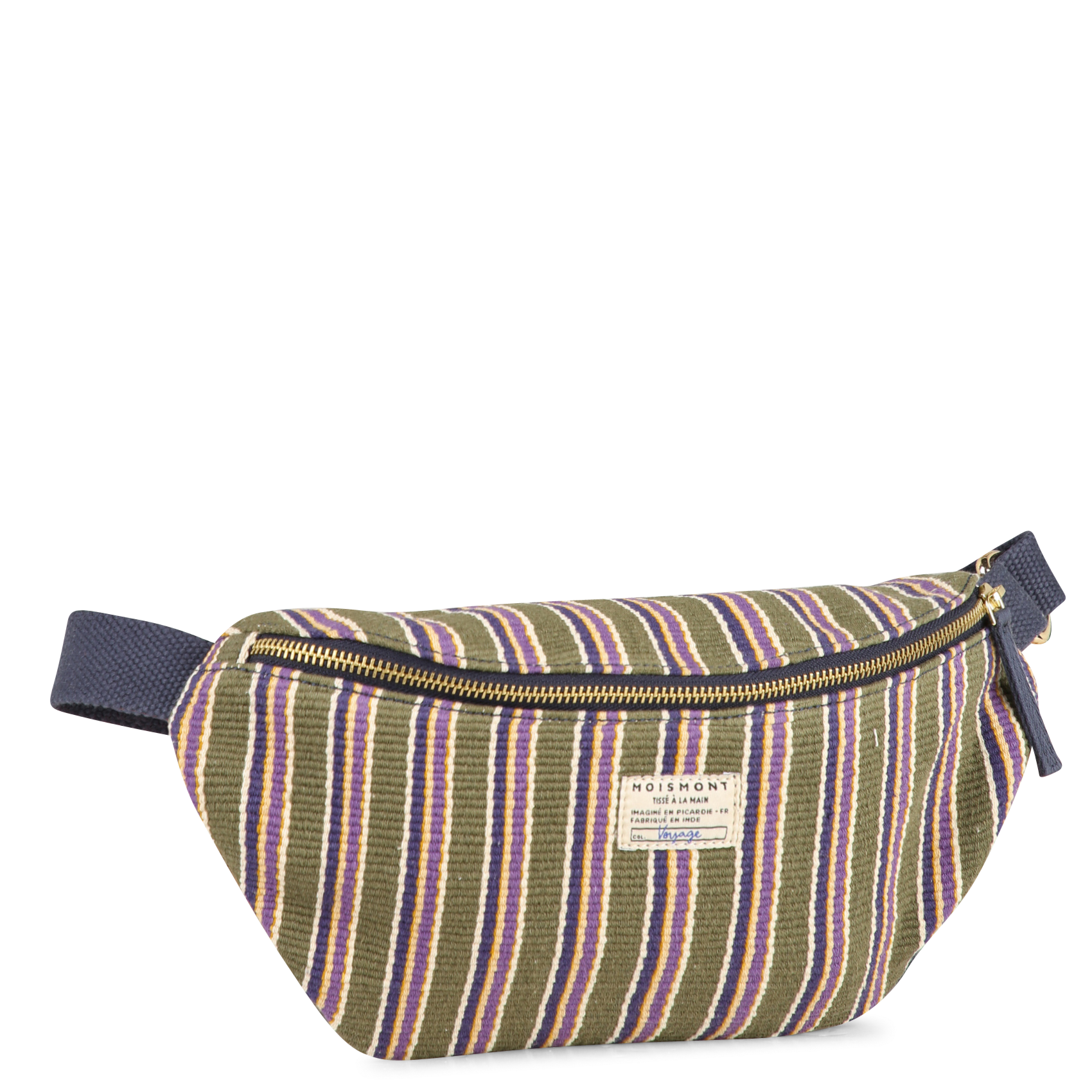 Sac banane en coton Kaki