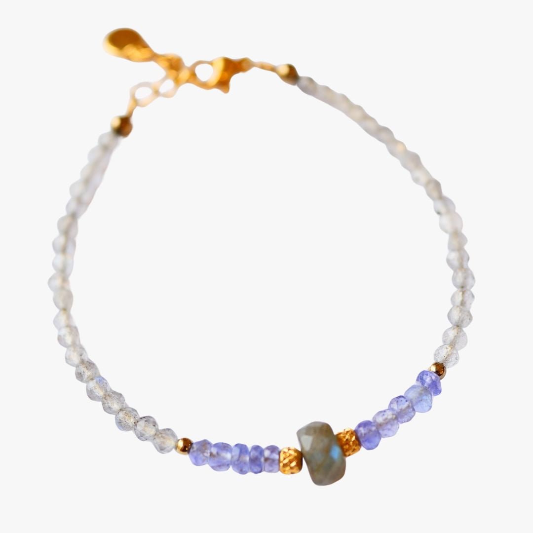 Labradorite bracelet GINANDGER Grey