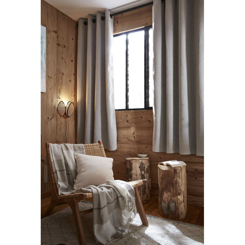Blackout and Thermal Curtains L'EFFET PAPILLON White