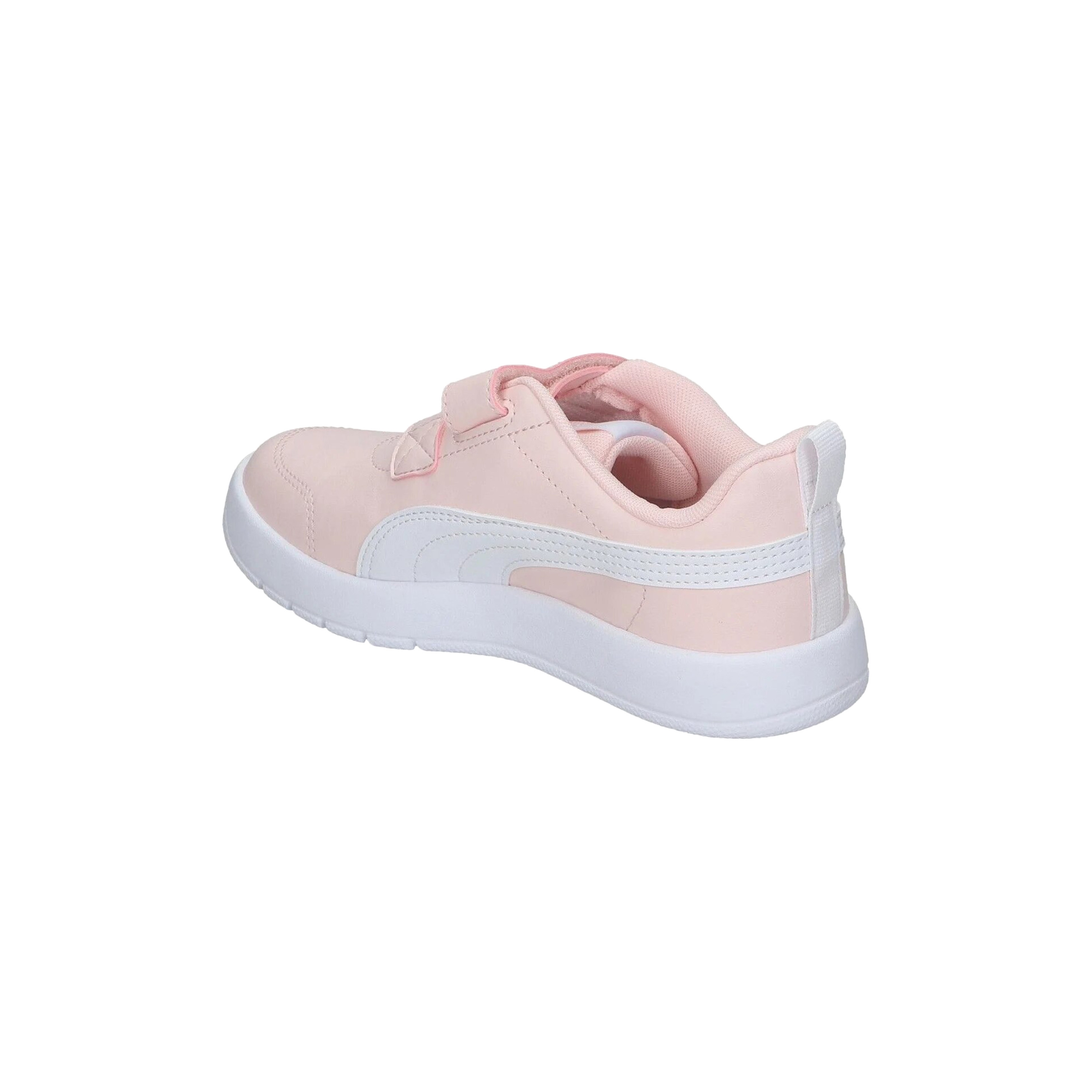Low kids' sneakers with Velcro straps Courtflex V3 V PS PUMA Pink