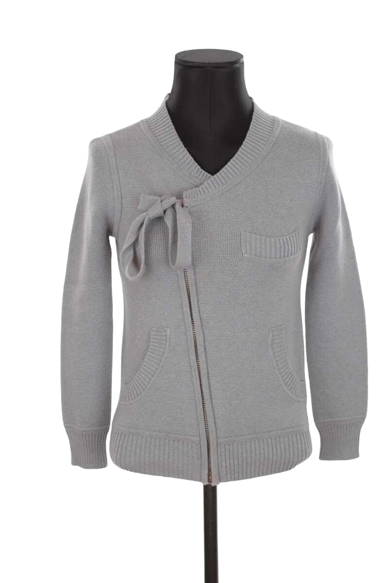 Chip wool cardigan SONIA RYKIEL - Seconde Main Grey