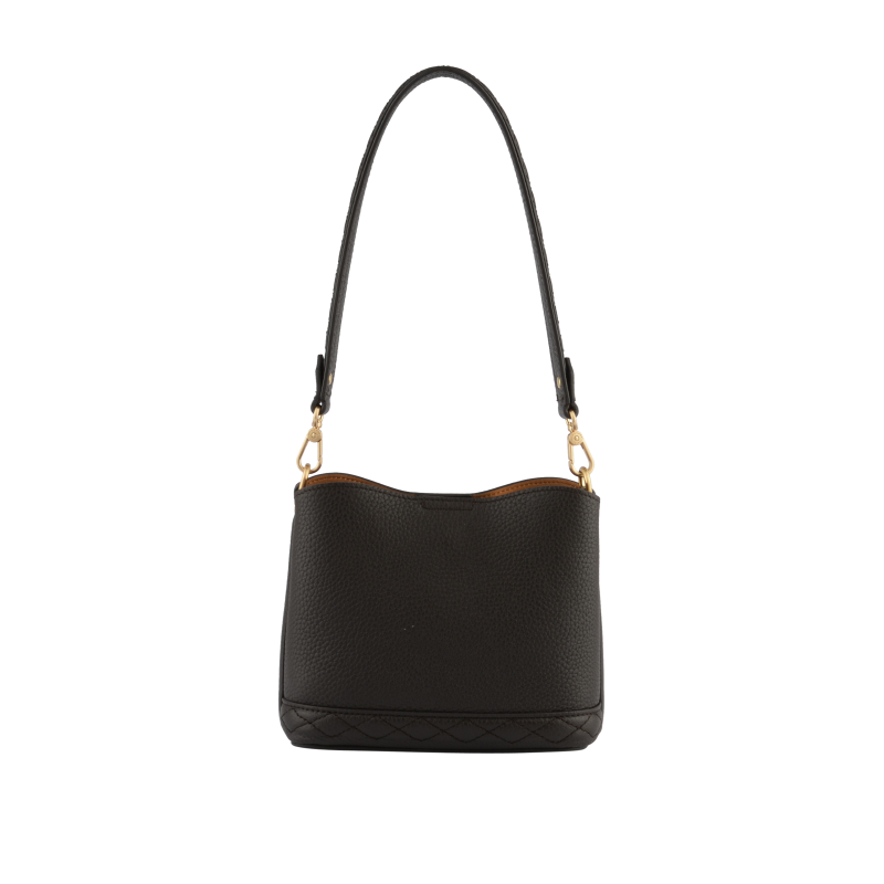 Satchel - cowhide leather POURCHET Brown