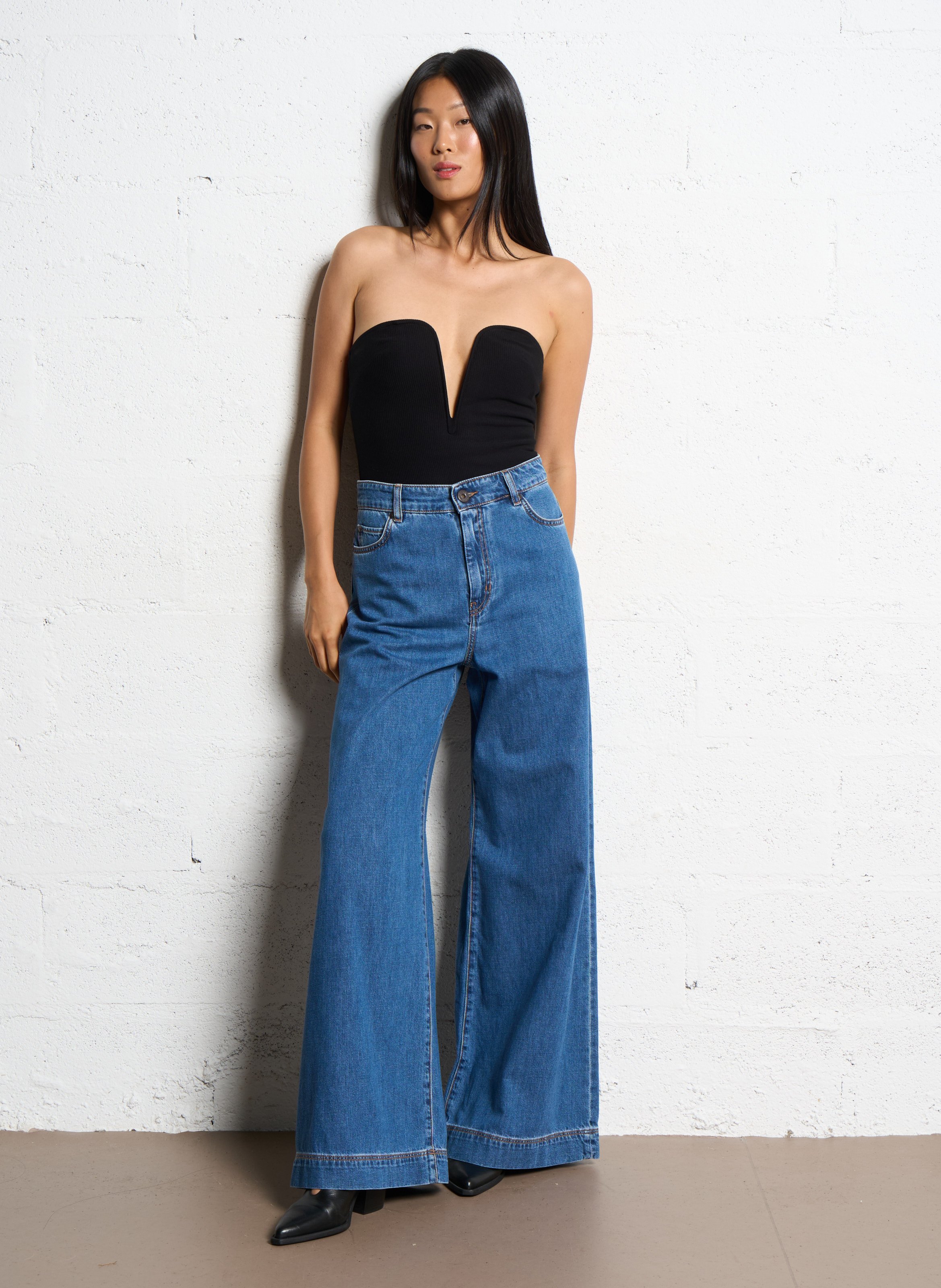 Jean large MAX MARA WEEK END Bleu