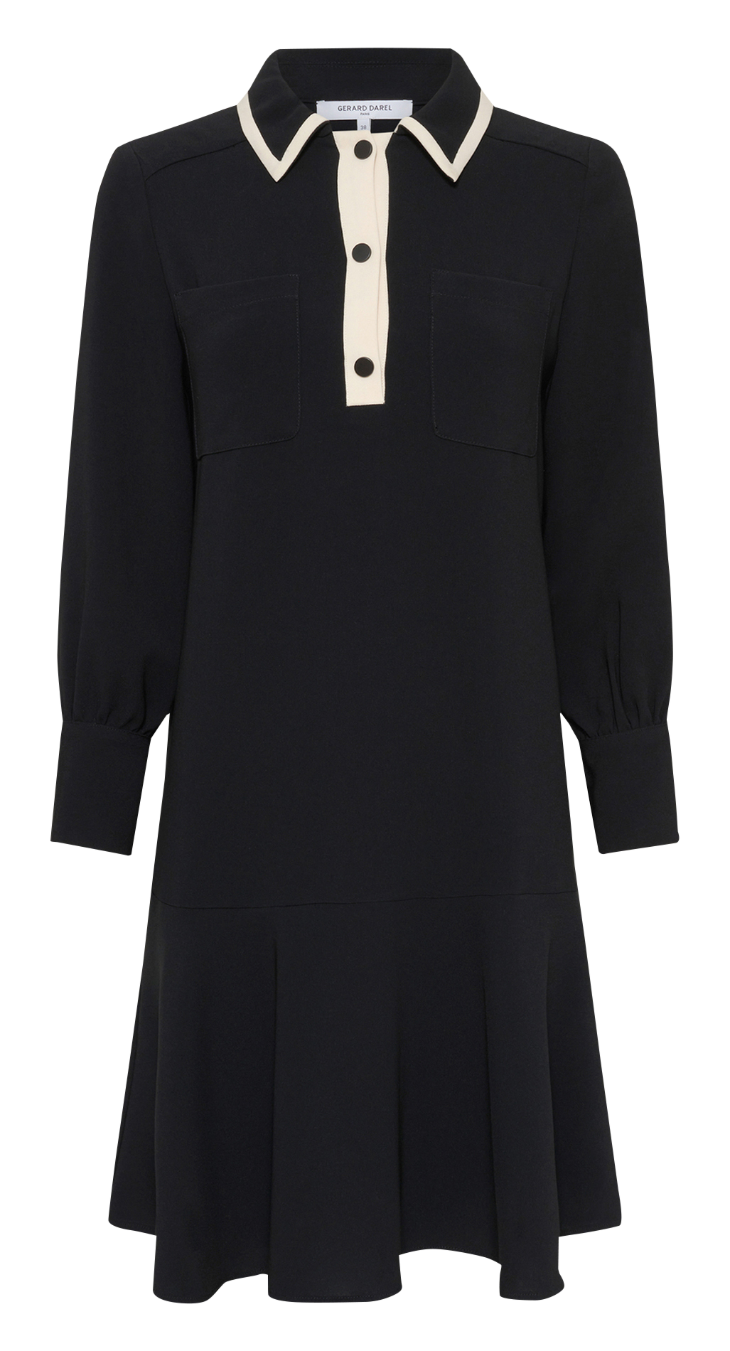 Robe courte col classique  GERARD DAREL Noir