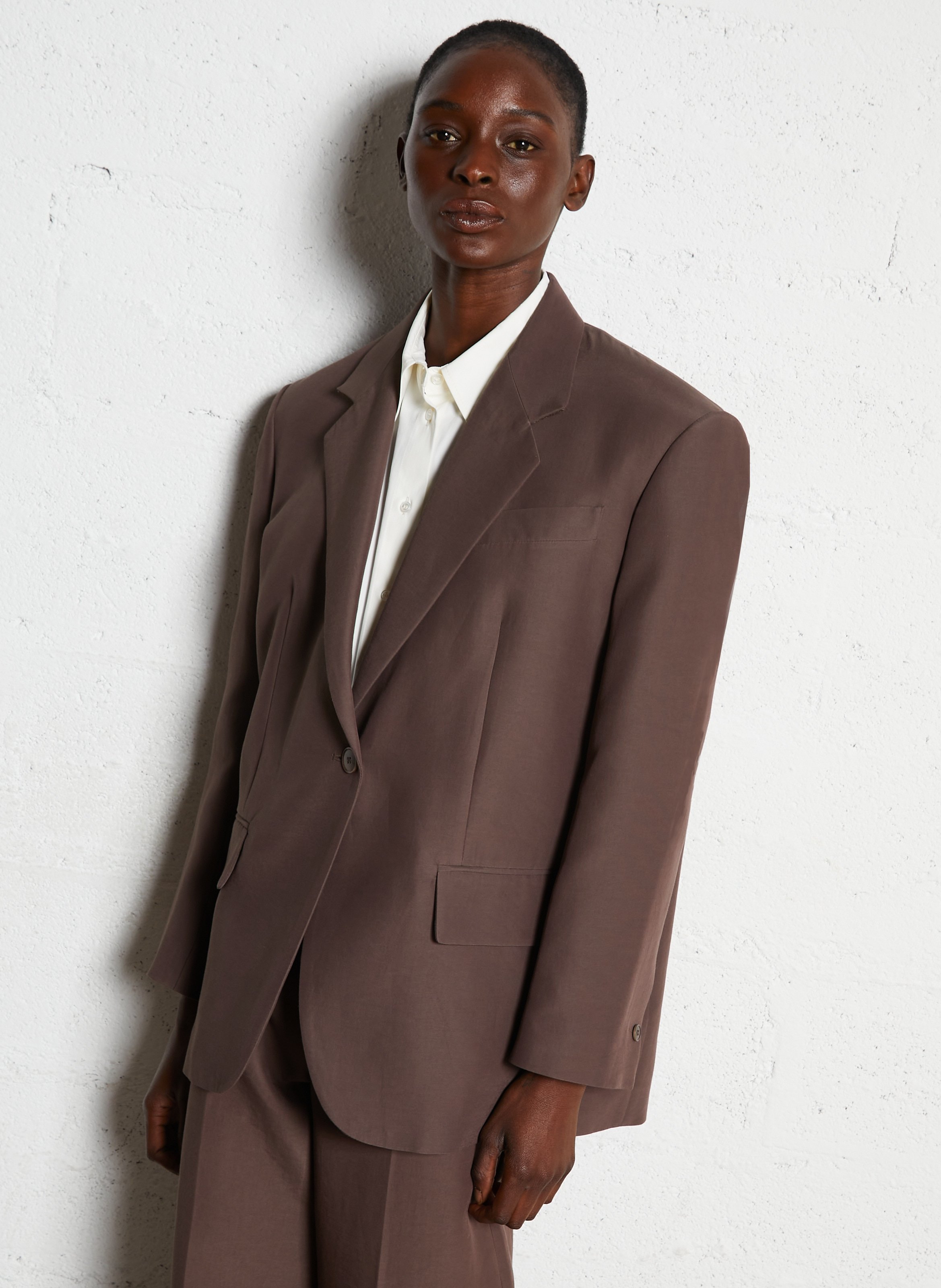 Veste tailleur oversize MAX MARA WEEK END Marron