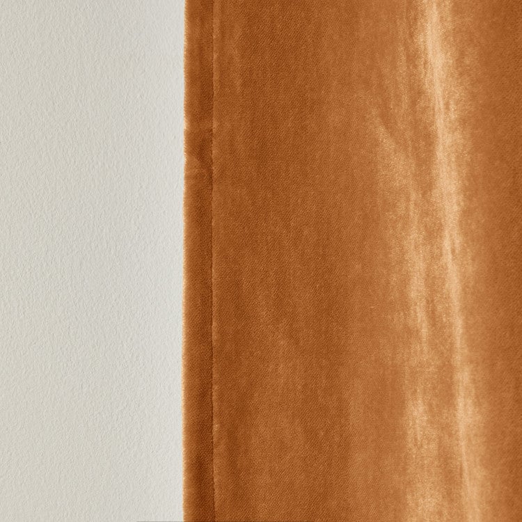 Curtain with gilt eyelets MADURA Brown
