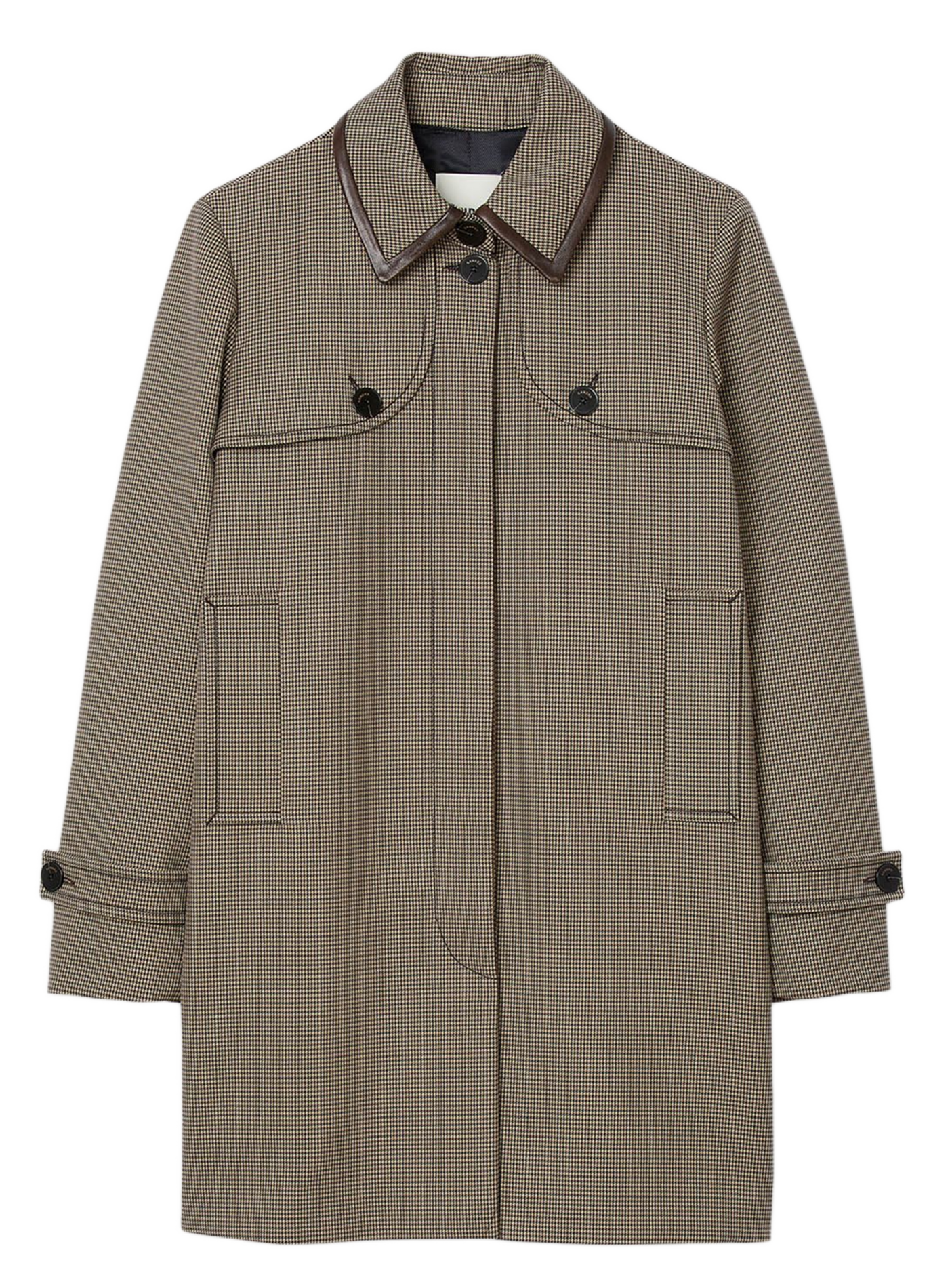 Trenchcoat met klassieke kraag SANDRO Bruin