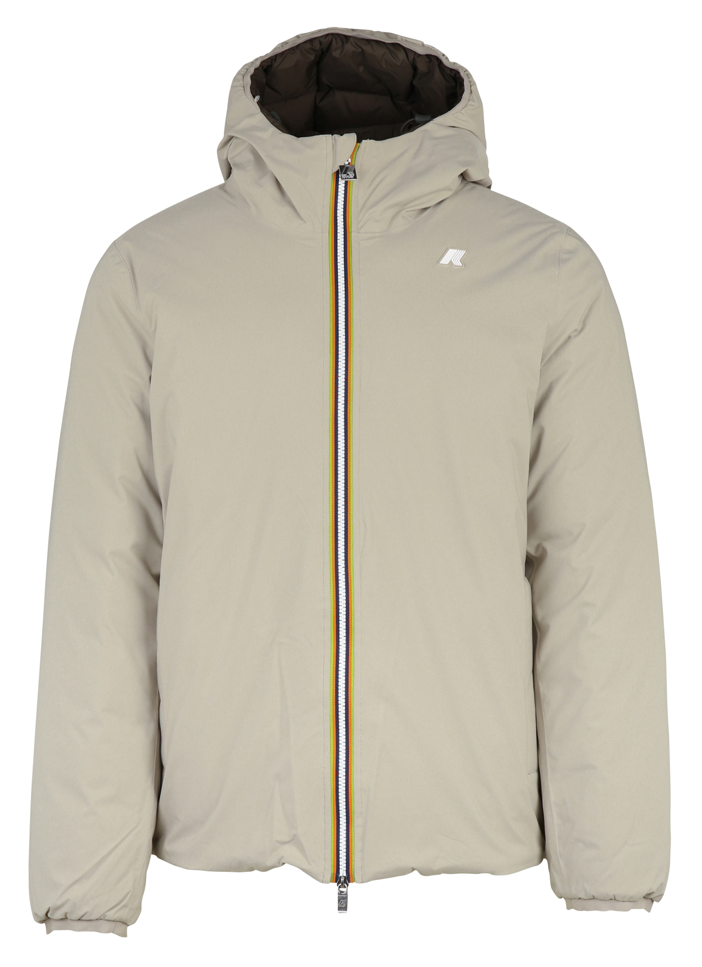 Daunenjacke mit Stehkragen K-WAY Beige